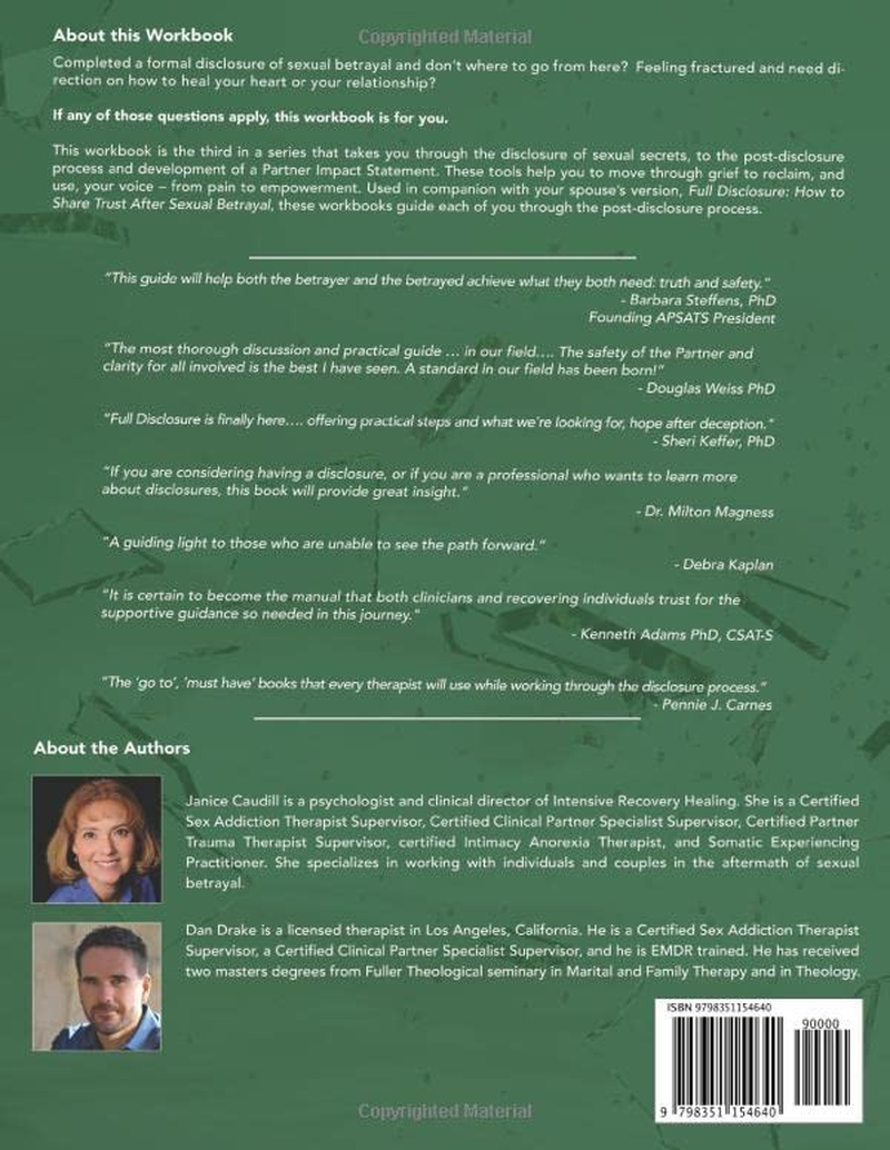 Full Disclosure: Seeking Truth after Sexual Betrayal: Volume Three for Partners - Post Disclosure Healing