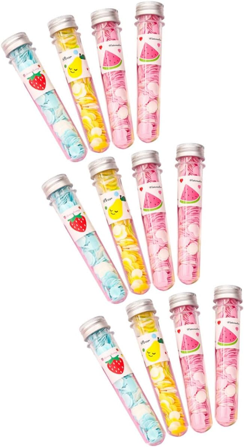 VANZACK Portable Soap Sheets Travel Soap Slices for Outdoor Hand Washing Random Fruit Designs Lightweight and Convenient for Travel and Hygiene