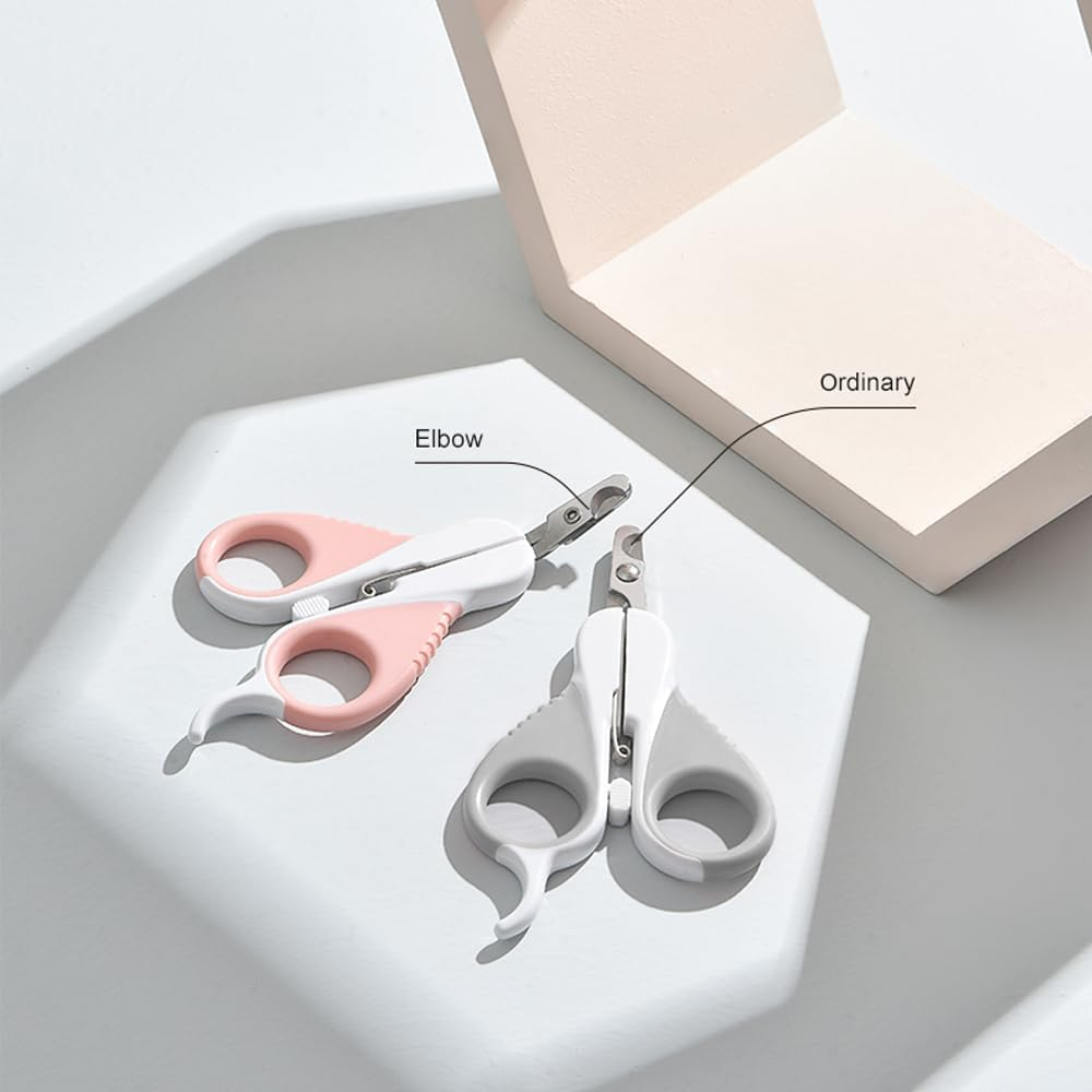 BPS Pet Cat Scissors Stainless Steel Plastic Professional Product for Pets (Grey) BPS-5587GR