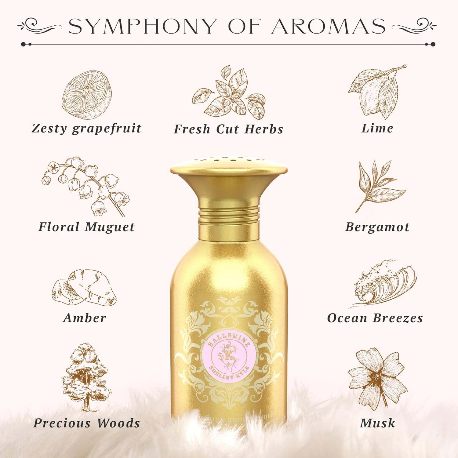 Shelley Kyle Shelley Kyle Ballerine Shimmer Powder Talc Free, 1 Count, image number 3