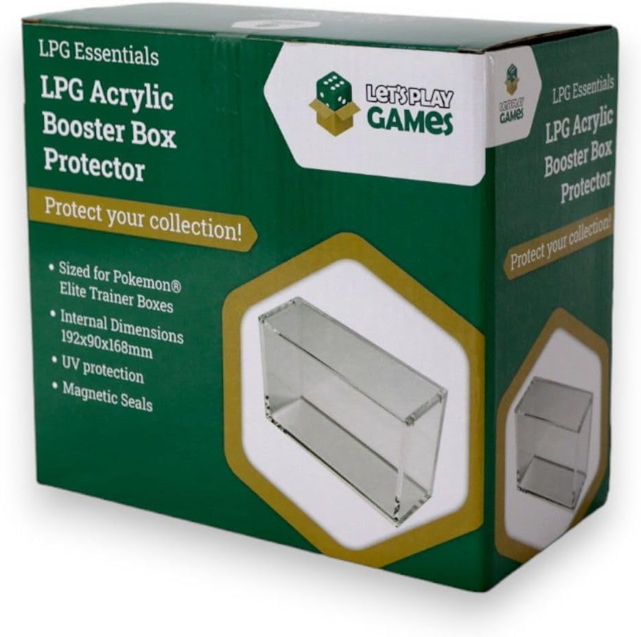 Let'S Play Games Pokemon Elite Trainer Essentials Acrylic Collector Box)