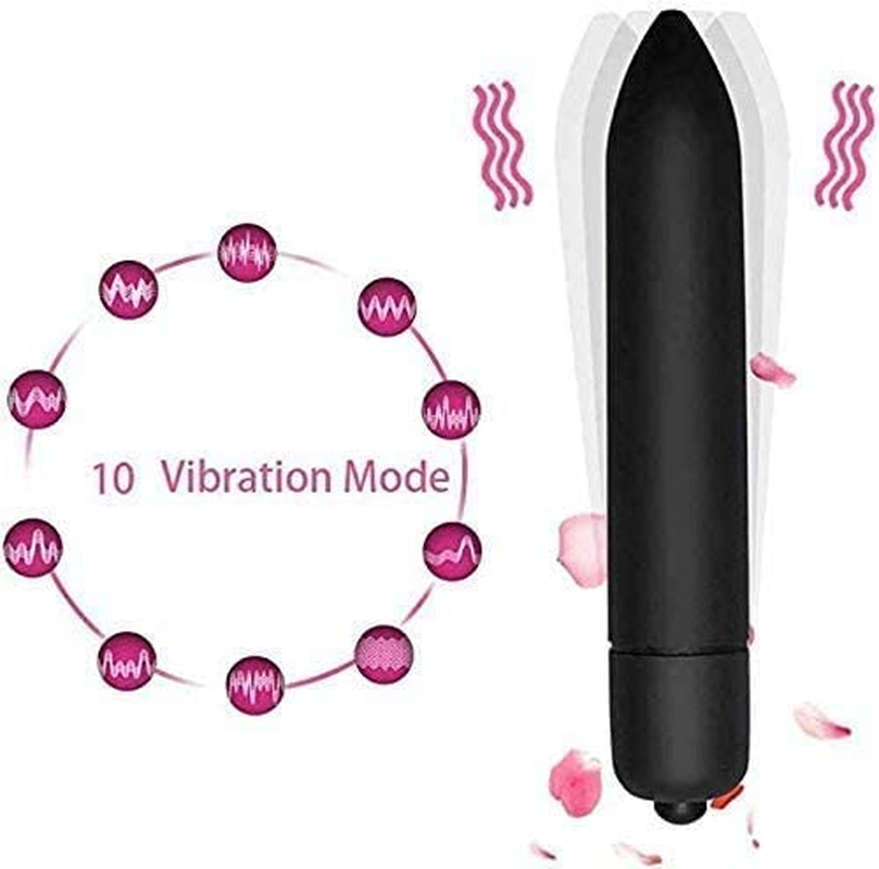 Portable Mini Bullet, Waterproof Powerful Mini Wand with 10 Multi-Speed