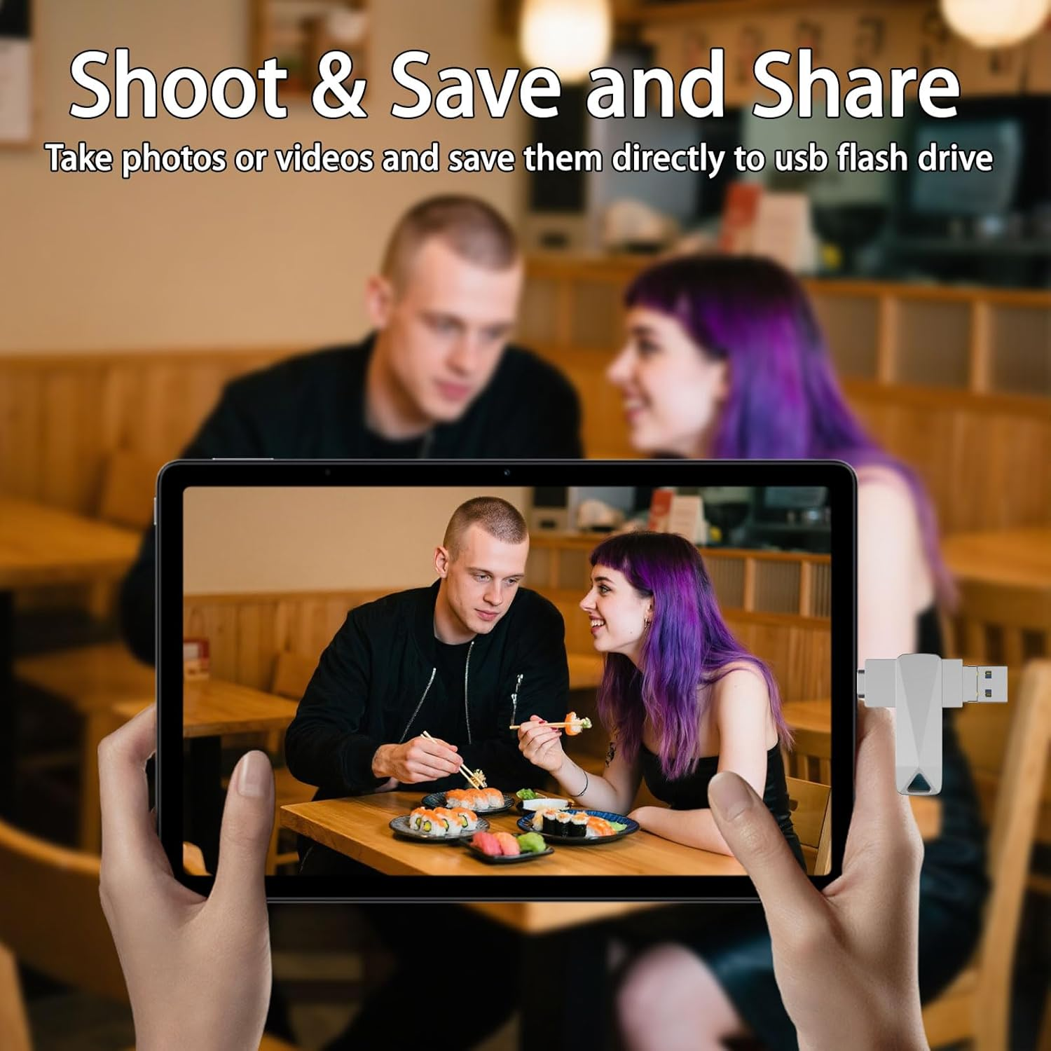 4-In-1 USB Drive, 2TB Iphone USB Stick, USB Flash Drive, External Storage USB 3.0 Memory Stick Thumb Drive, Compatible with Iphone/Pc/Ipad/Android/More Devices image number 5