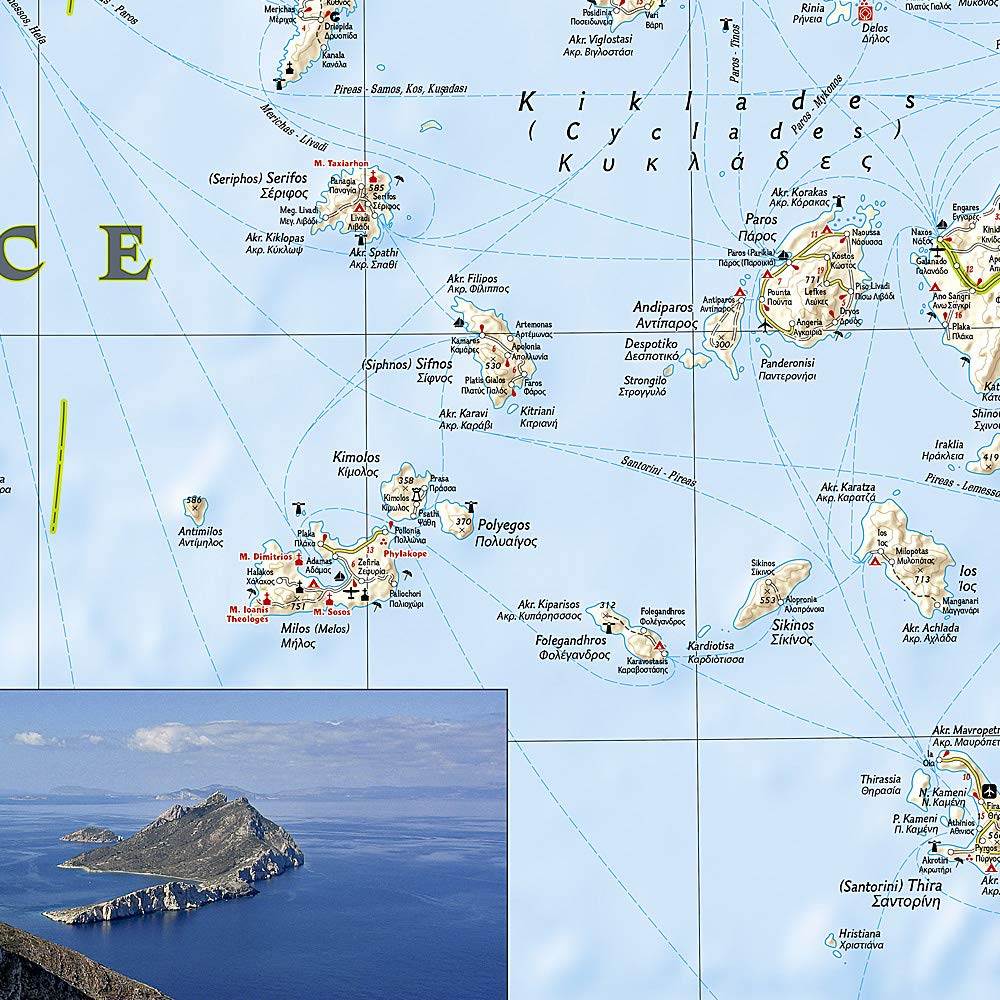 Greece Adventure Map: Travel Maps International Adventure Map: 3316 image number 6