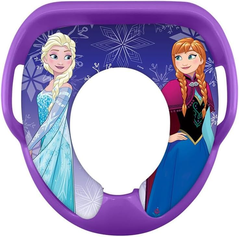 Disney Frozen Padded Toilet Potty Training Seat, Purple, 29 X 27 Cm