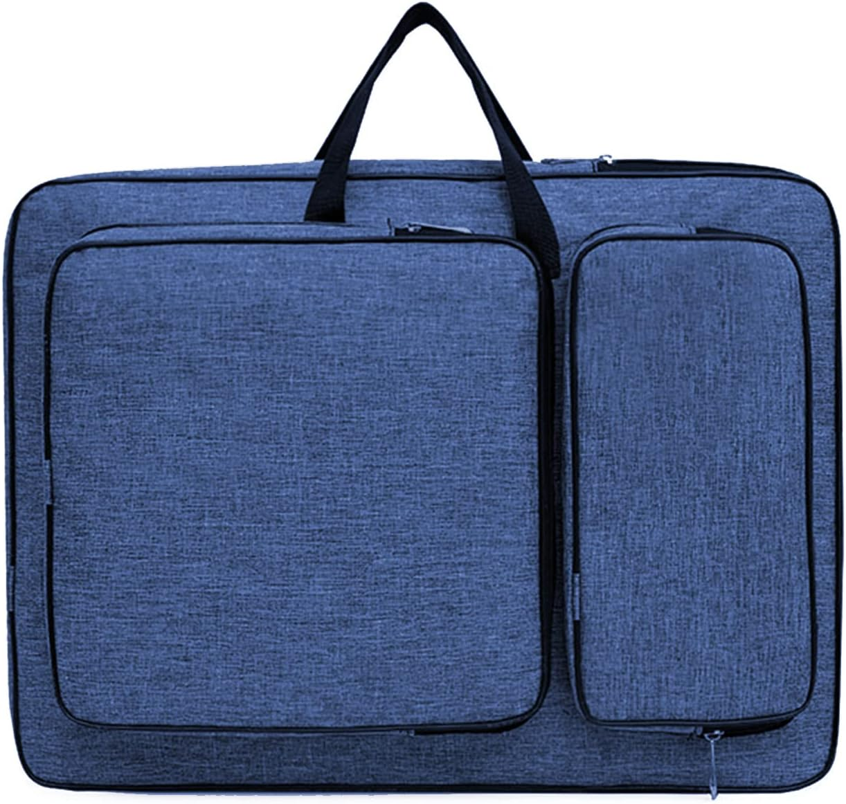 SIQITECHUK A3 Artist Portfolio Case Portable Drawing Board Bag Waterproof Art Backpack Painting Sketch Storage Organizer Large Art Carry Tote Bag with Shoulder Strap for Artist Student Adult Children