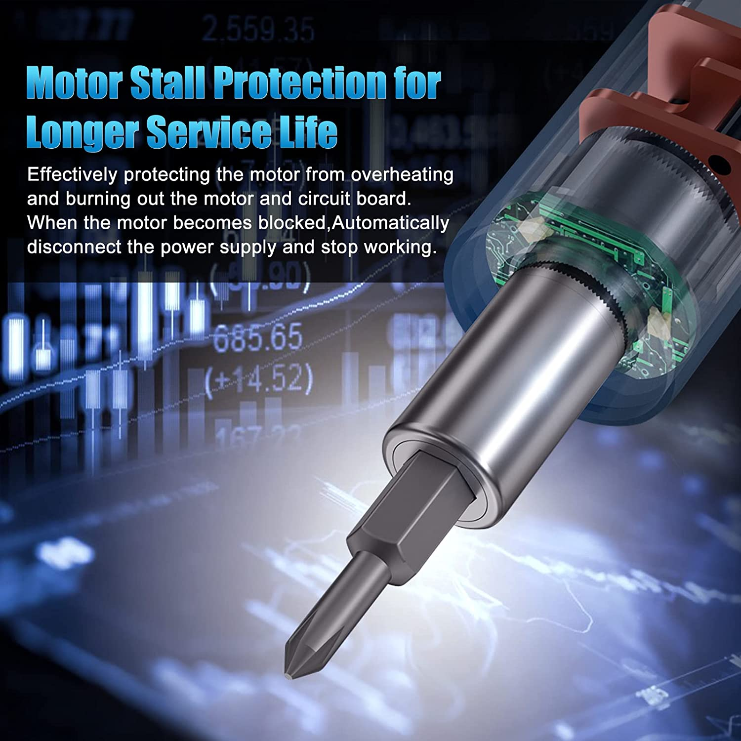 39 in 1 Mini Electric Screwdriver, [New Upgrade] Homtronics Rechargeable Small Power Precision Screwdriver Set with S2 Steel Magnetic Bits, Repair Tool Kit with LED Light for Phone Laptop Watch image number 5