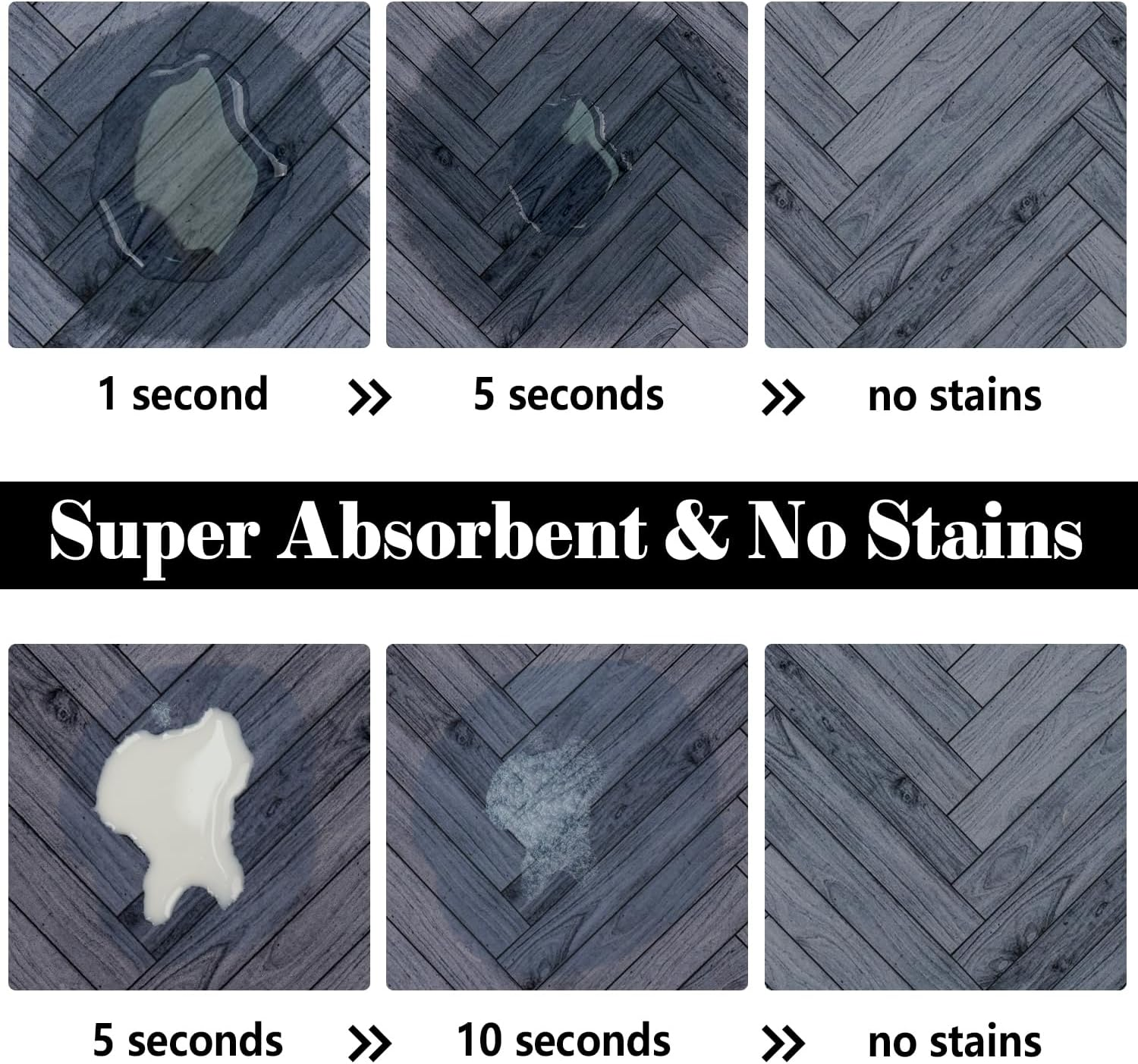 Dog Food Mats for Floors Absorbent, Pet Cat Food Mat - Quick Dry Dog Bowl Mats for Food and Water, Eco-Friendly Boho Pet Supplies image number 3