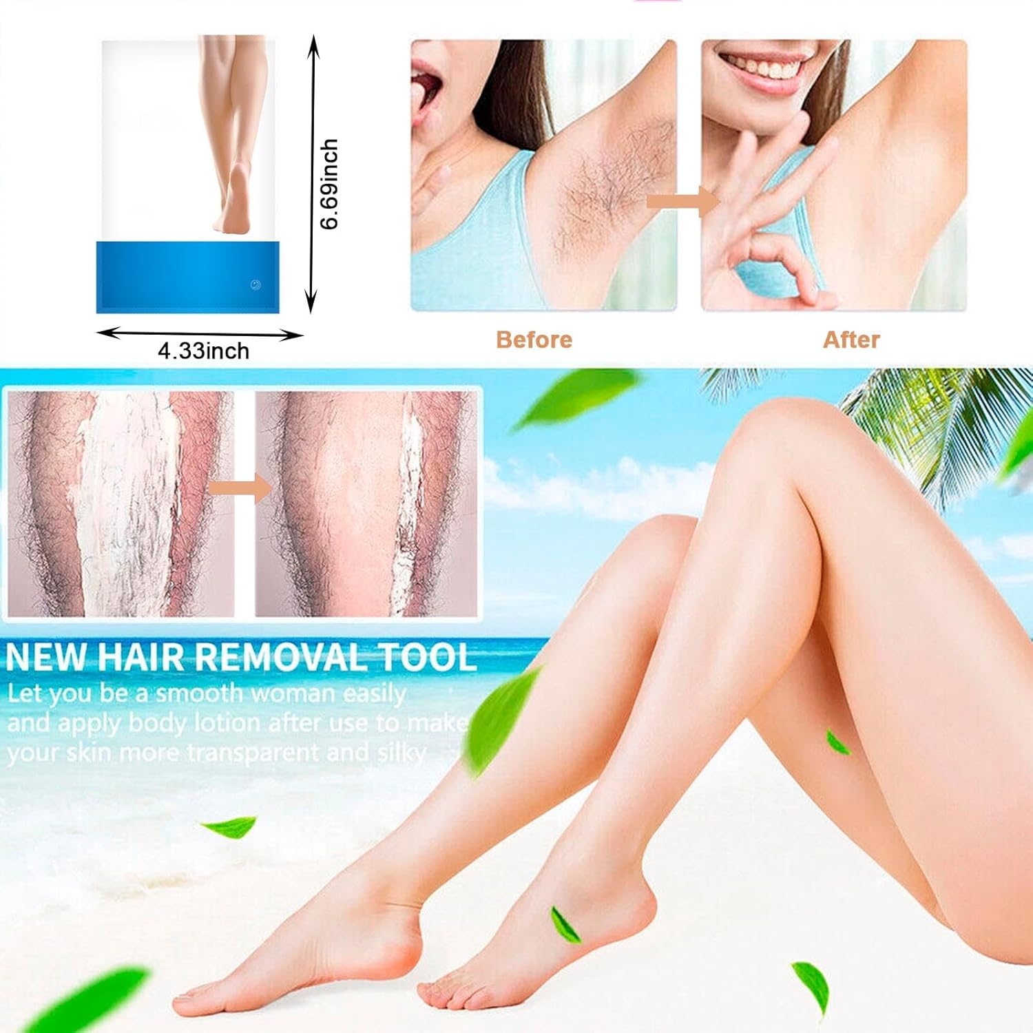 2-In-1 Nano Glass Callus Remover, Effective Nano Glass for Callus Removal on Wet and Dry Feet (With 1 Pack Foot Mask) image number 6