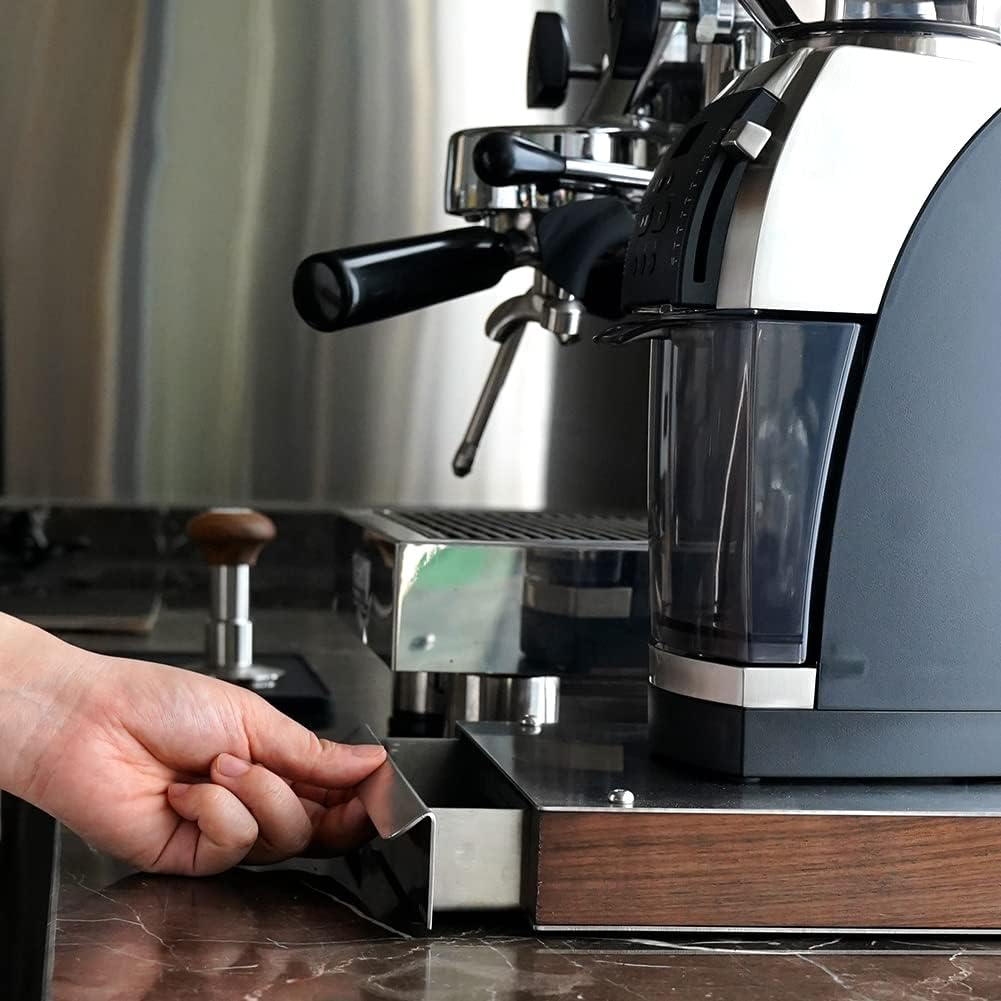Watchget Espresso Knock Box Drawer Stainless Steel Detachable Coffee Ground Knock Container with Removable Knock Bar and Non-Slip Base for Home,Office and Coffee Shop image number 4
