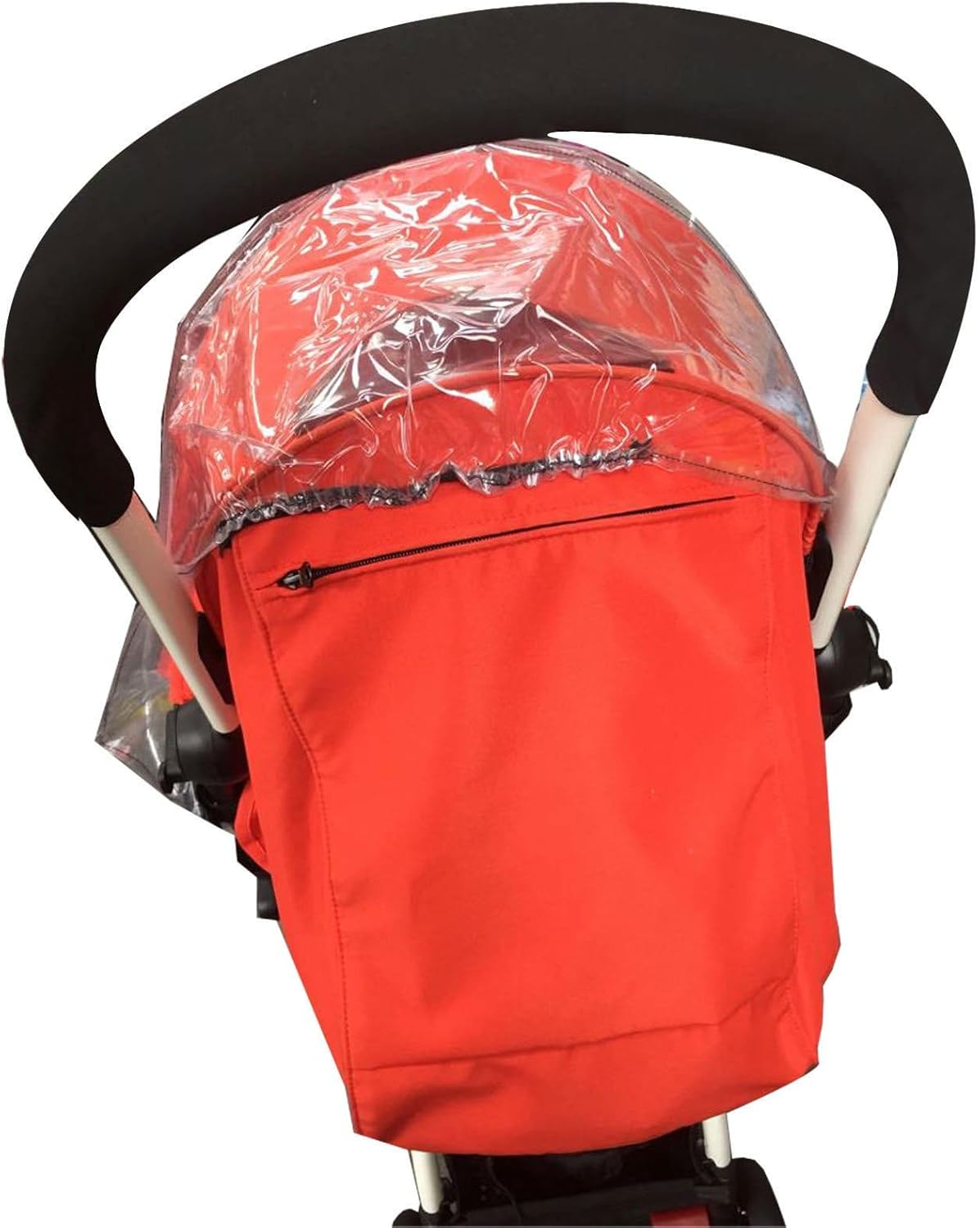 Clear Stroller Rain Cover, Universal Travel Weather Shield Breathable Baby Stroller Rain Cover for Windproof, Waterproof, Protect from Sun Dust Snow. Raincover to Fit Babyzen Yoyo and Yoyo + Will Fit 6Months + Seat