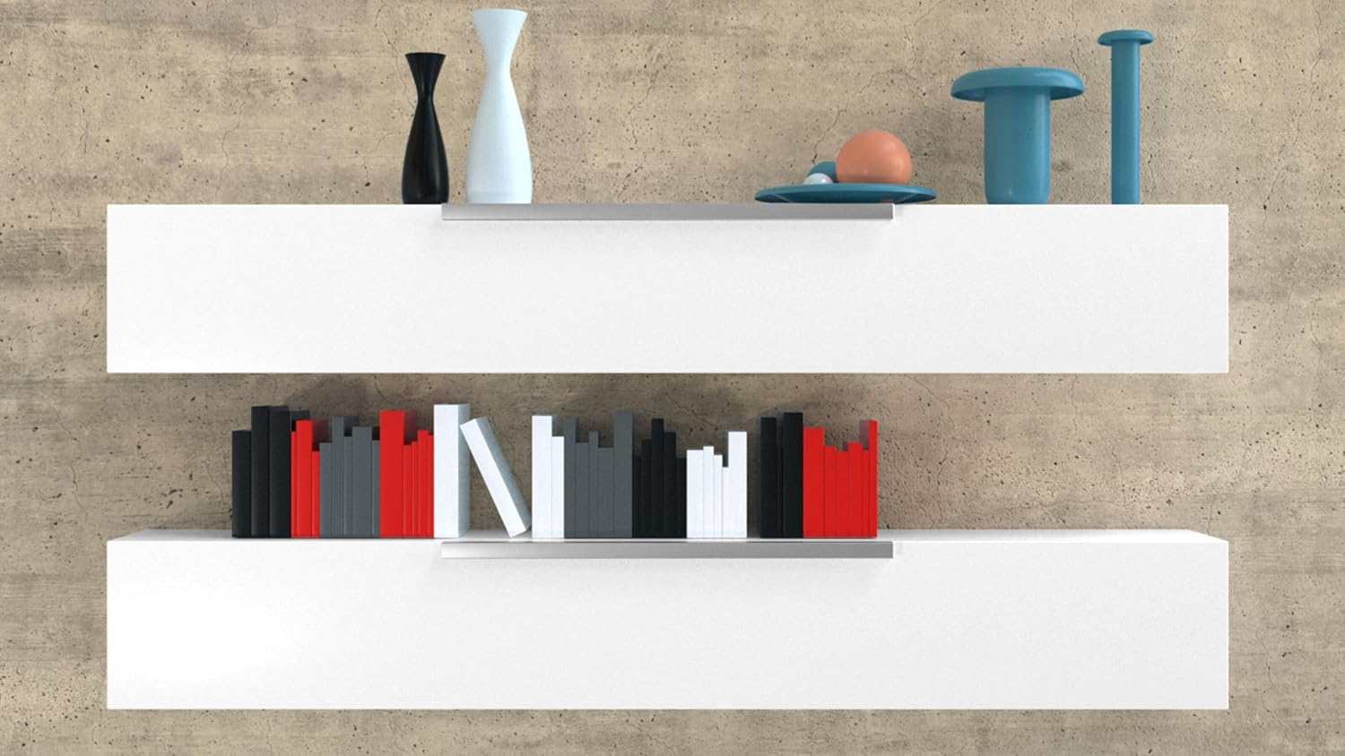 Fischer Redbox 140 Tasselli Con Vite per Muro Pieno, Mattone Forato, Cartongesso E Gasbeton, 60 Pieces, 280 Fixings, Grey/Red, Duopower + Viti image number 6