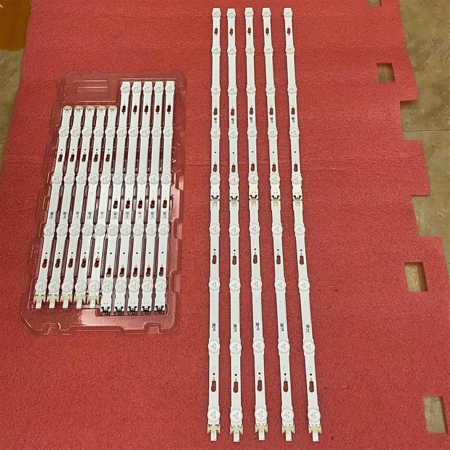 KBCTFWP LED Backlight Strip Fit for Samsung UN40JU6500G UE40JU6060 UE40MU6125 UE40KU6100 UE40KU6000 UE40JU6400 UE40JU6500 BN96-34792A 34791A image number 2