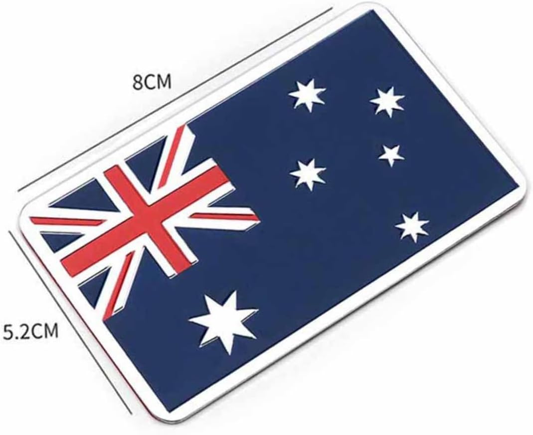 SUPVOX Metal Car Stickers Australia Flag Stickers for National Flag Car Stickers Nameplate Bumper image number 6