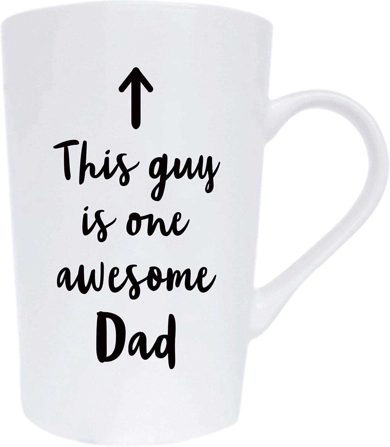 Funny Dad Coffee Mug, World'S Greatest F, I Mean Father Best Office and Home, Father Cup White, 11 Oz