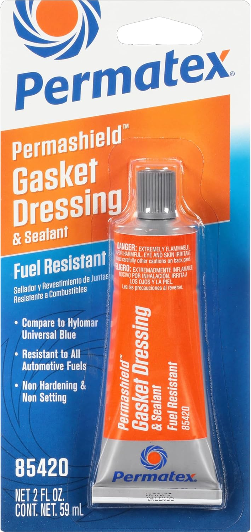 Permatex 85420 Permashield Fuel Resistant Gasket Dressing and Flange Sealant 59 Ml image number 1
