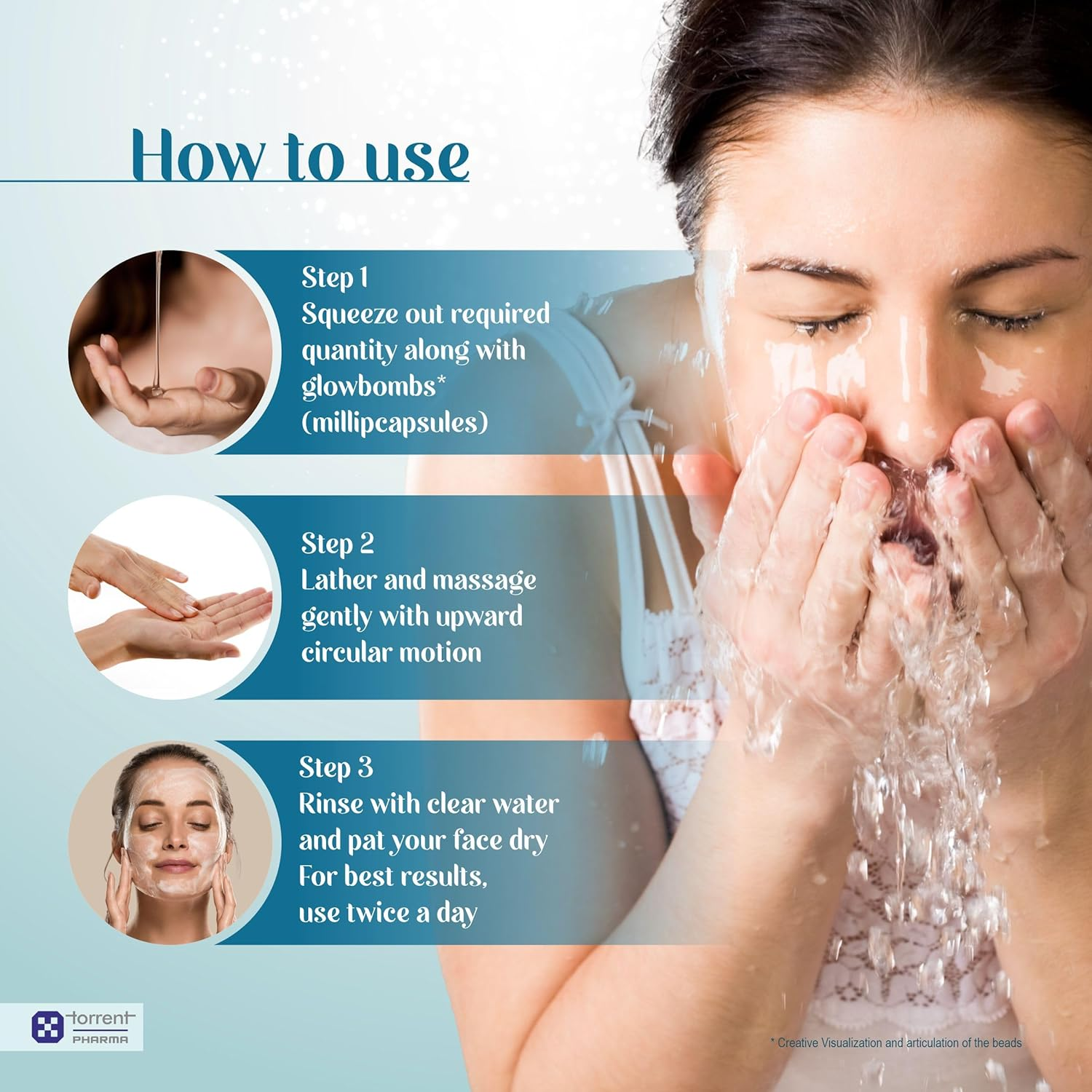 AHAGLOW FACE WASH 200GM PACK of 2 image number 5