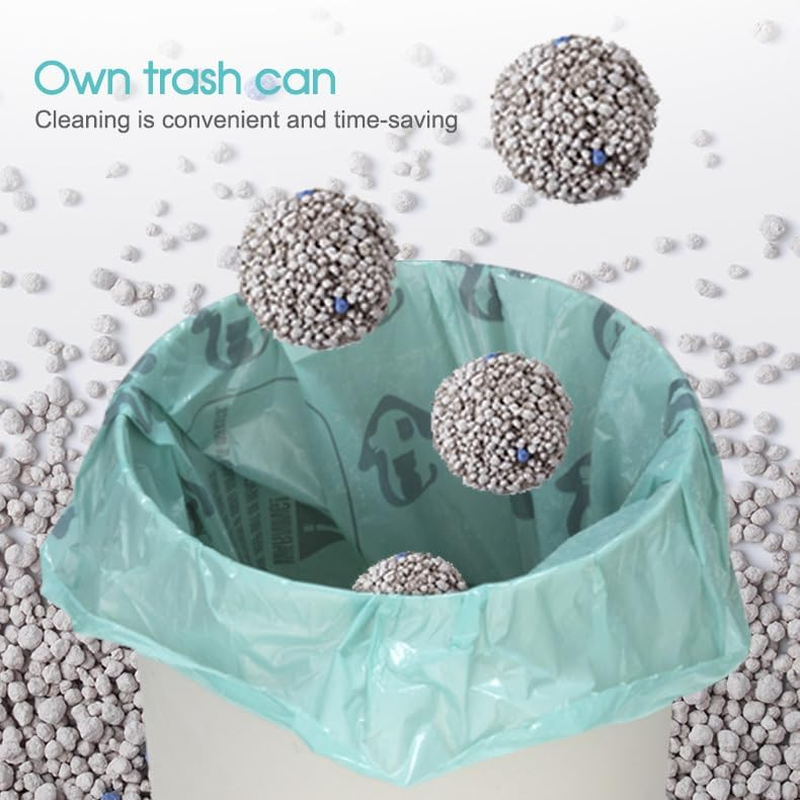 Tootoo Cat Litter Scoop Integrated Detachable Shovel Holder Poop Pet Sifter Cleaning (1X Cat Litter Shovel+2 Roll Bags)