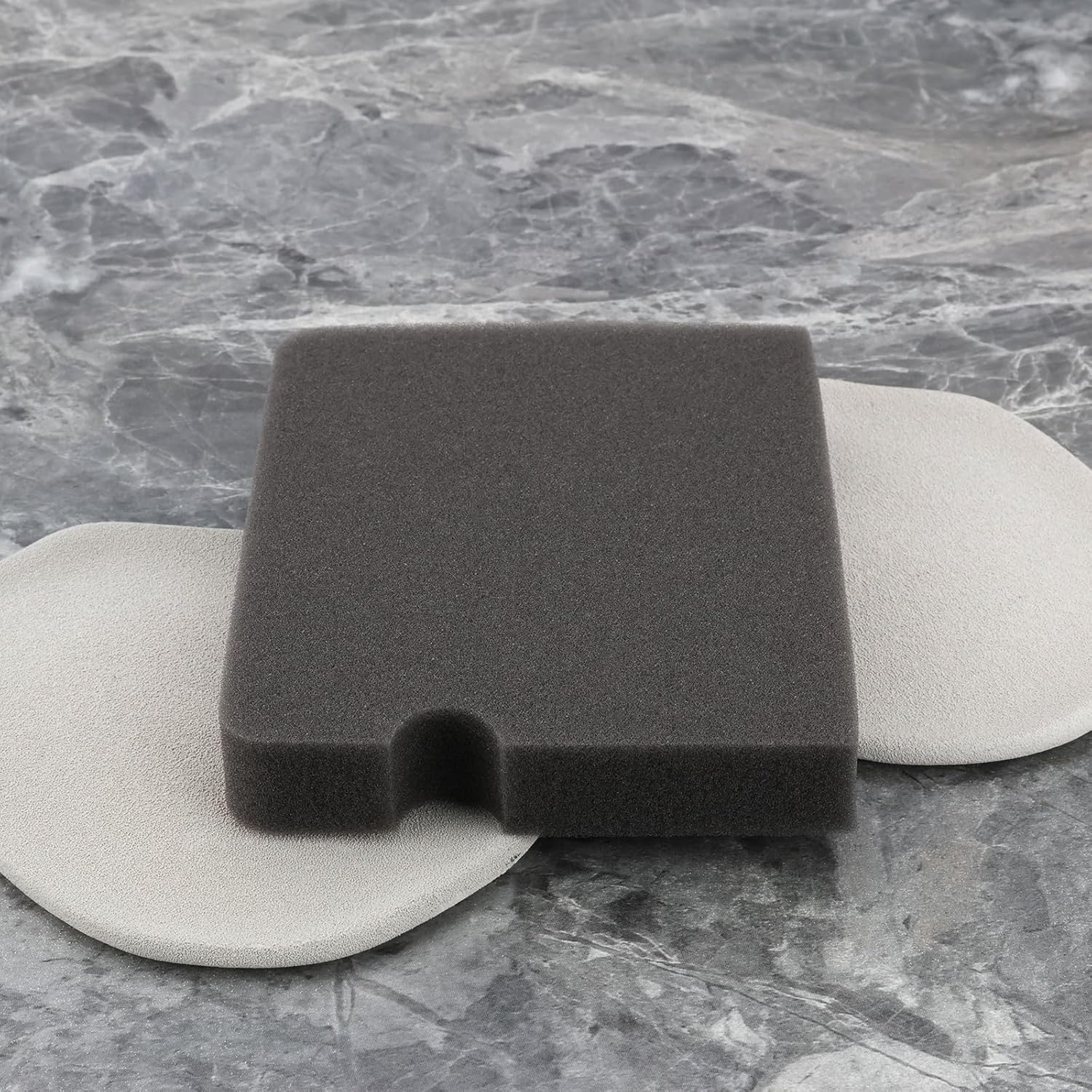 YINETTECH 2Pcs Square Air Filter Sponge Replacement Part 705911452077 Compatible with Predator Generator Air Filter 8750W 7000W 6500W 5500W 13HP 420Cc image number 4