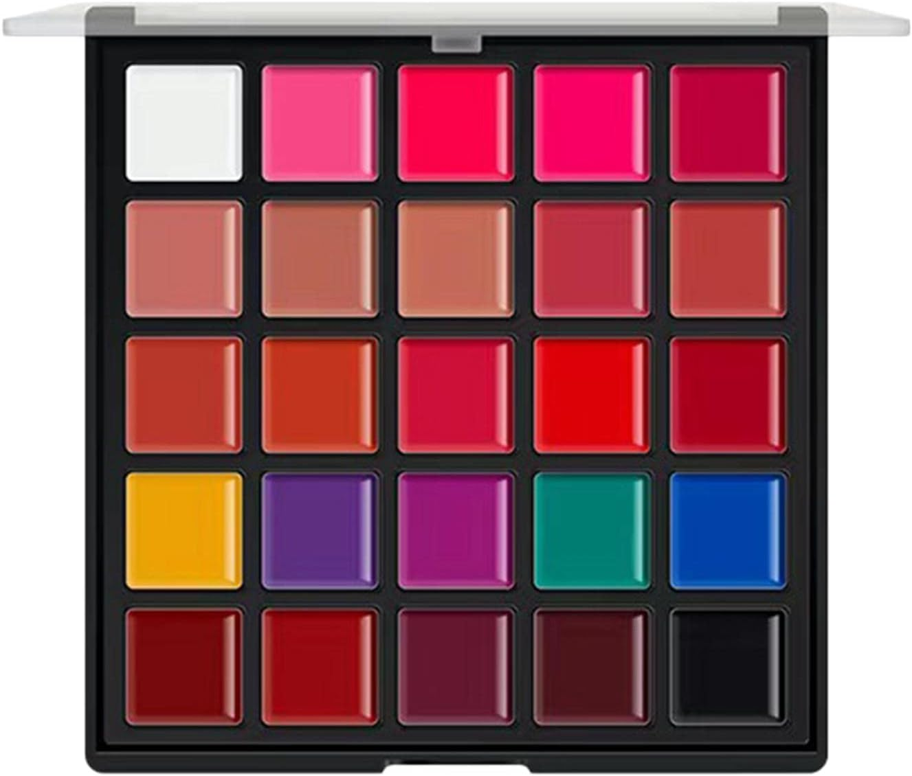 25 Colors Lipsticks Palette Matte Lip Gloss Palette for Teenager Non Sticky image number 1