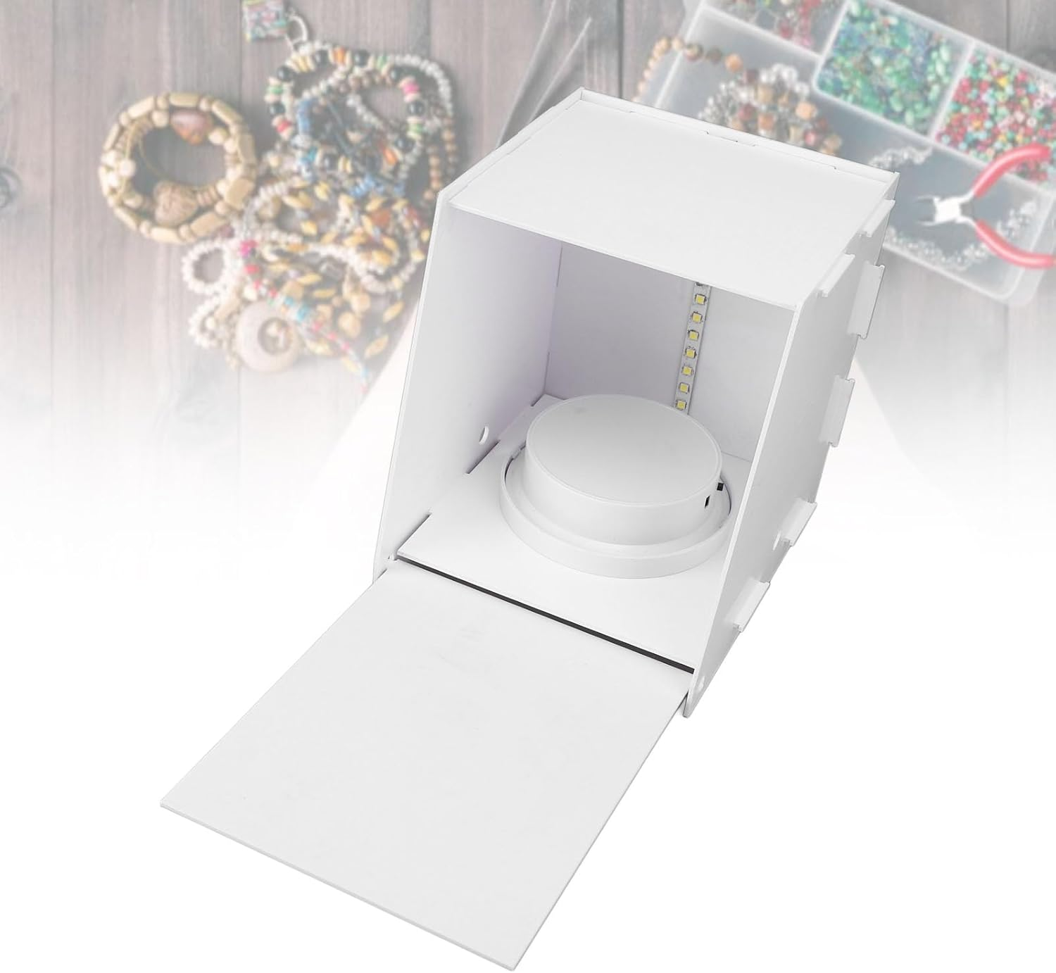 Ultra Violet Curing Light Station, 405Nm LED Lights, Big Size Resin Dryer, Fast Curing Box with Acrylic Reflector, Professional Reflective Materials, 23X23X19Cm