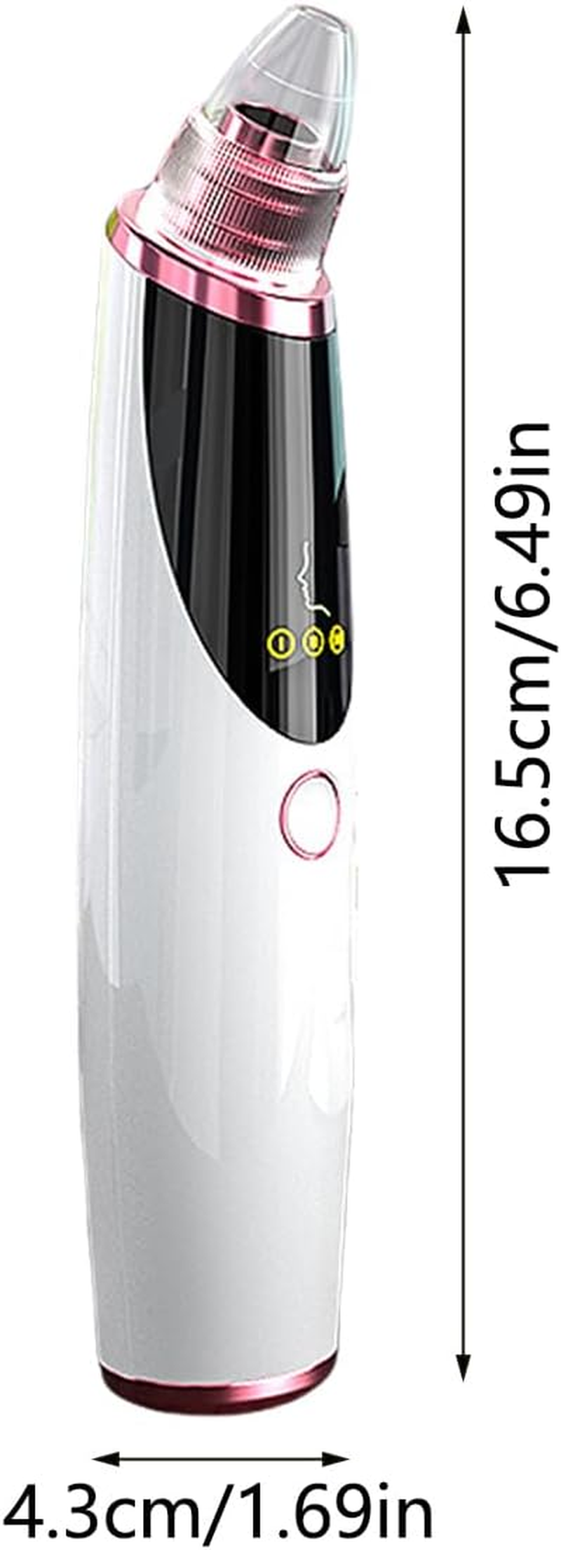 Pore Sucker | Rechargeable Pore Suction Remover with 5 Suction Heads - Vacuum Deep Cleaning Extraction Tool with 3 Adjustment Modes Pimple Cleaner for Nose Home Daily image number 5