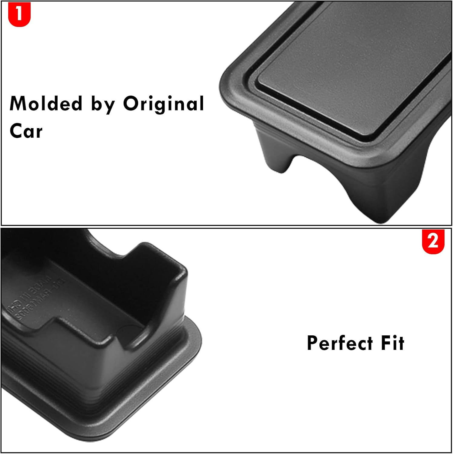 Moonlinks Ram 1500 Stake Pocket Covers, Rear Truck Bed Rail Stake Pocket Cover Compatible with Dodge Ram 2019-2024(Set of 2) image number 5