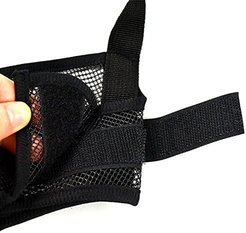 Dog Muzzles Muzzles for Dog, Best to Prevent Biting, Chewing and Barking Anti-Biting Barking Muzzles Adjustable Dog Mouth Cover or Small Medium Large Extra Dog (Large, Black) image number 3