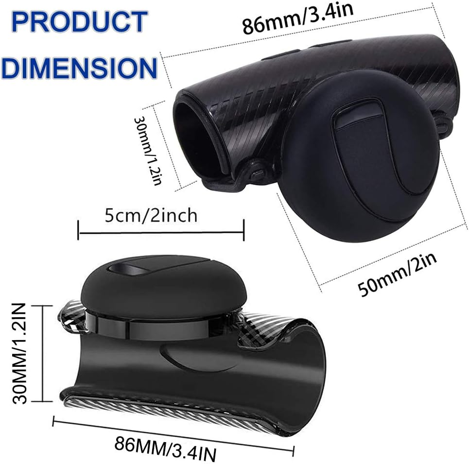 JONMON Steering Wheel Spinner Knob - Universal 360 Degrees Car Vehicle Suicide Power Booster Ball Handle Steering Wheel Accessories for Cars, SUV, Trucks image number 1
