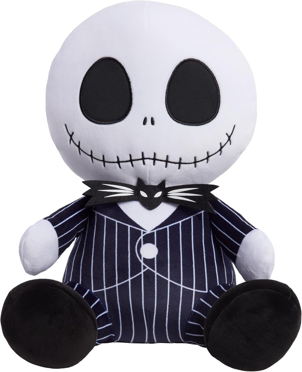 Disney Tim Burton&rsquo;S the Nightmare before Christmas Jack Skellington Comfort Weighted Plush, Kids Toys for Ages 3 up by Just Play image number 5
