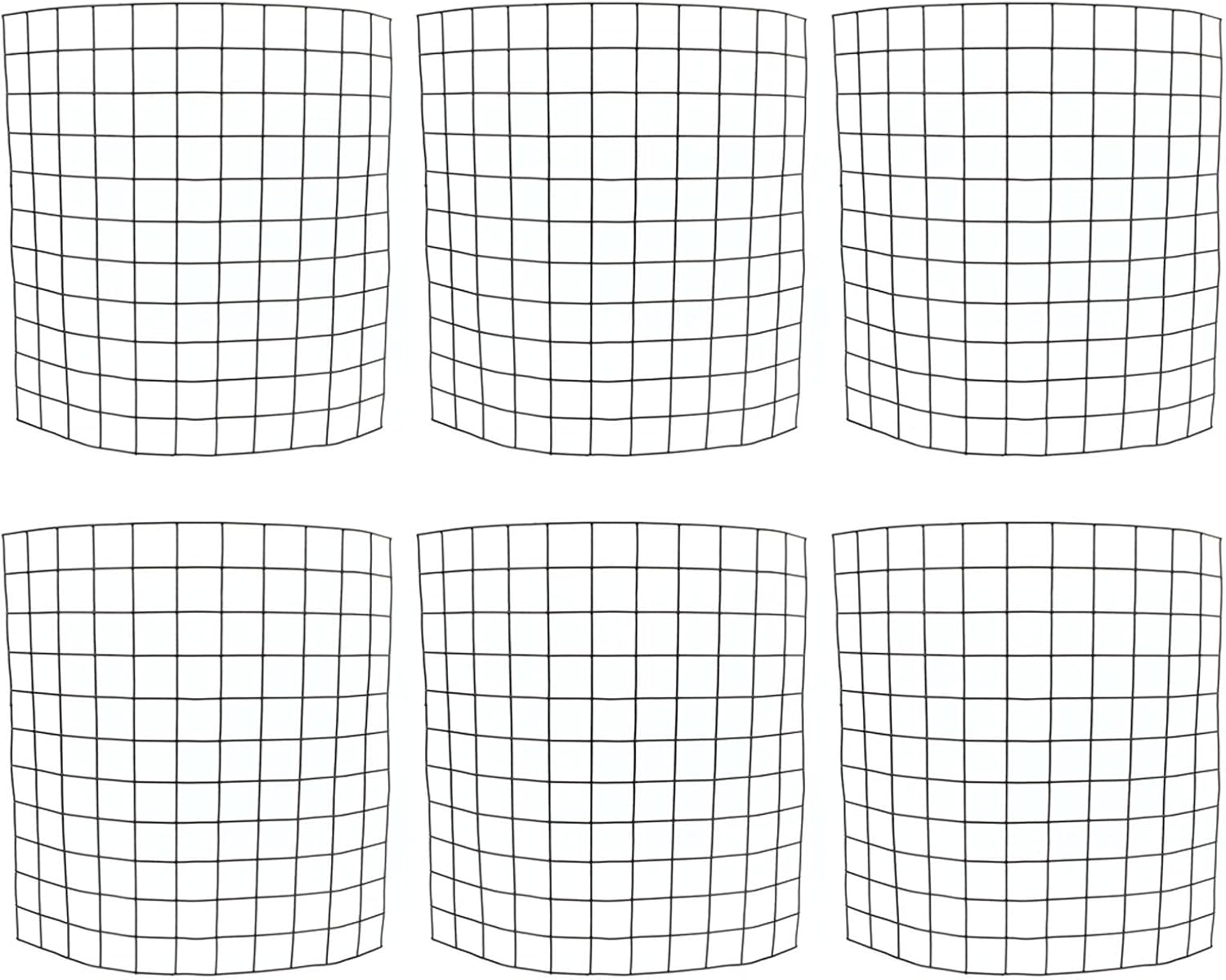 6 Pack Plant Protector from Animals, 5.31 X 16.54Inch Metal Plant Cages Wire Plant Protectors, Plant Protector from Animals, Metal Mesh to Keep Animals Out, for Garden Flowers image number 3