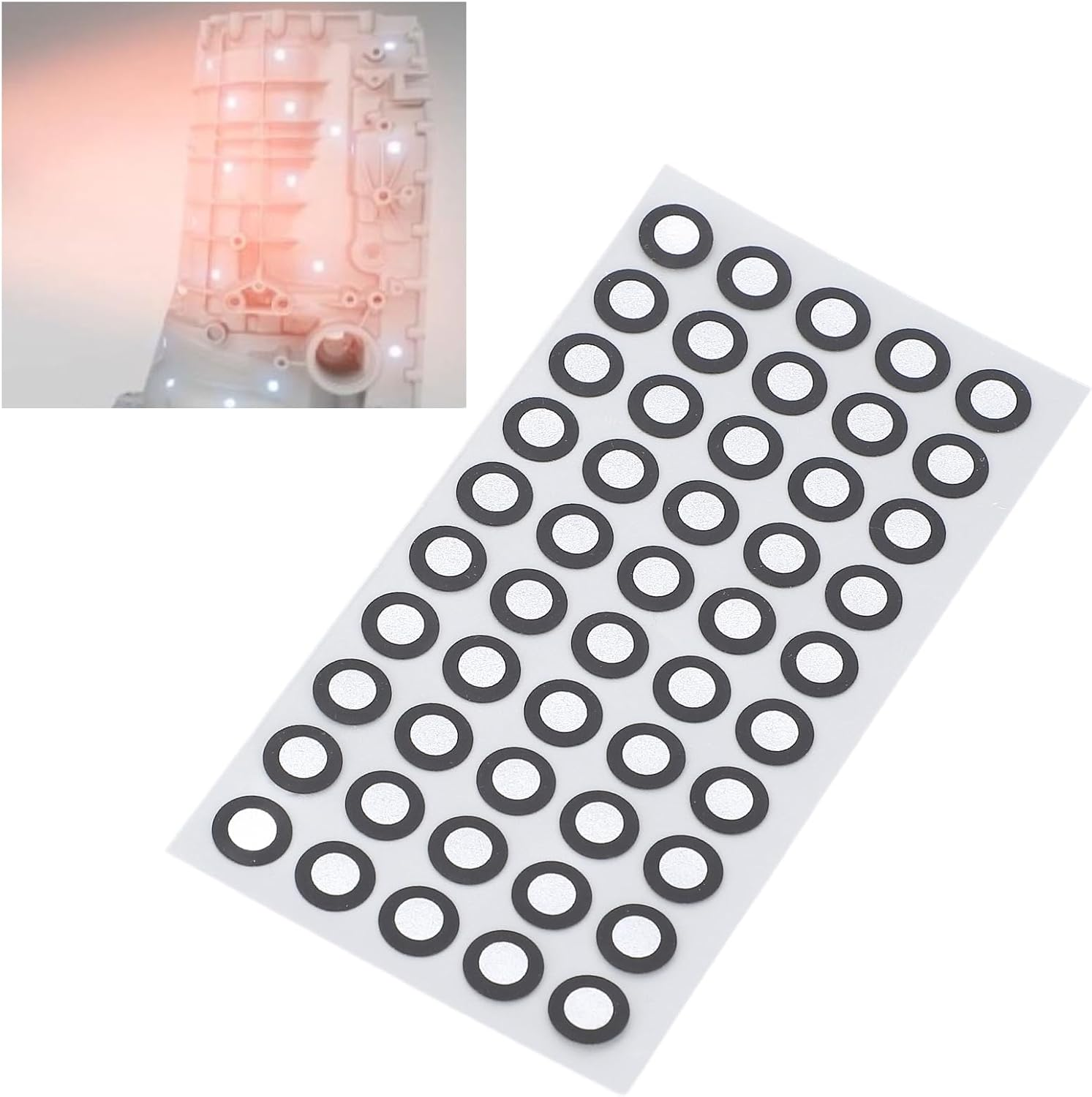 Diyeeni 6Mm 3D Scanning Dots for 3D Scanners, Tracking Dot Reference Point Markers, High Reflective Scanner Positioning Targets, 1000 Points image number 4