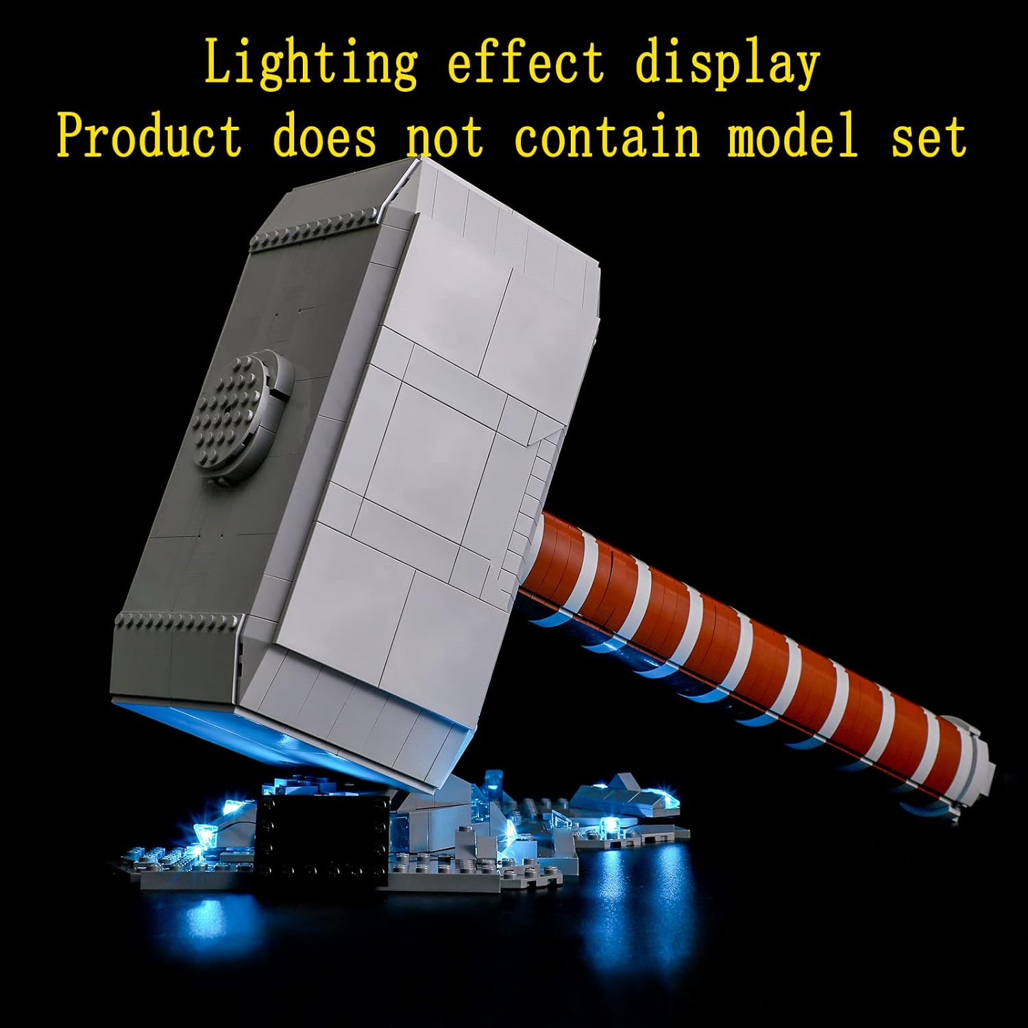 GEAMENT LED Light Kit Compatible with  Marvel Thor'S Hammer - Lighting Set for 76209 Building Model ( Set Not Included) image number 3