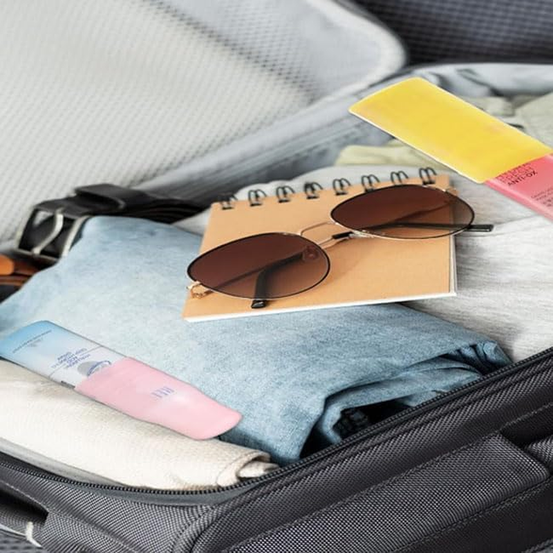 12 Pcs Silicone Travel Bottle Covers, Elastic Leak-Proof Bottle Protectors for Shampoo Lotion and Toiletries, Anti-Slip and Breakage Resistant Sleeves for Travel Accessories and Containers