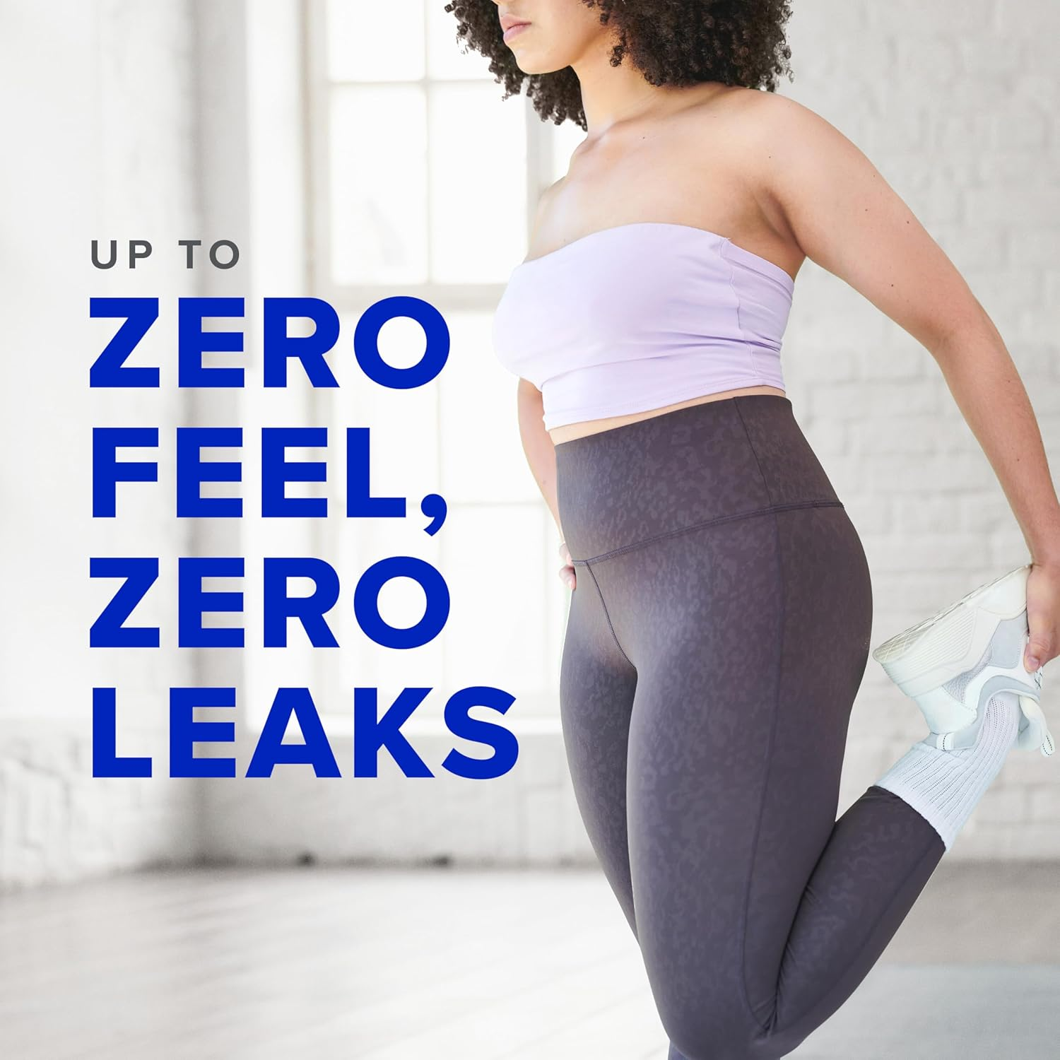 Always Pure Cotton with Flexfoam Pads for Women Size 2 Heavy Flow Absorbency, with Wings, 24 Count (Pack of 3, 72 Total Count) image number 2