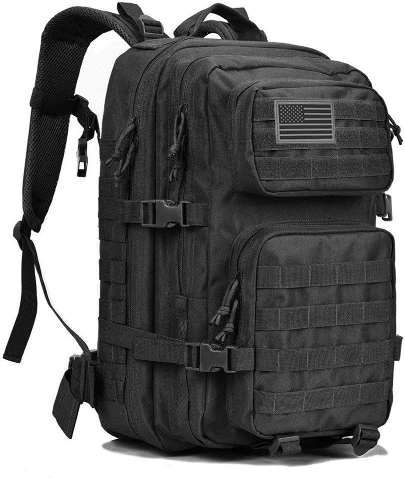 REEBOW GEAR Military Tactical Backpack Large Army 3 Day Assault Pack Molle Bag Backpacks Rucksacks for Outdoor Hiking Camping Trekking Hunting