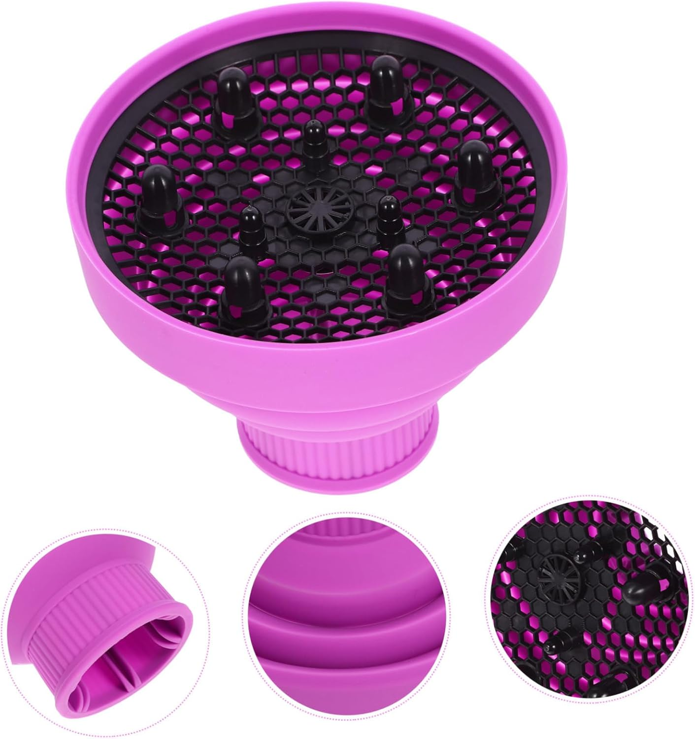 Baluue Hair Diffuser for Hair Dryer Accessories Salon Diffuser Heat Distribution image number 2