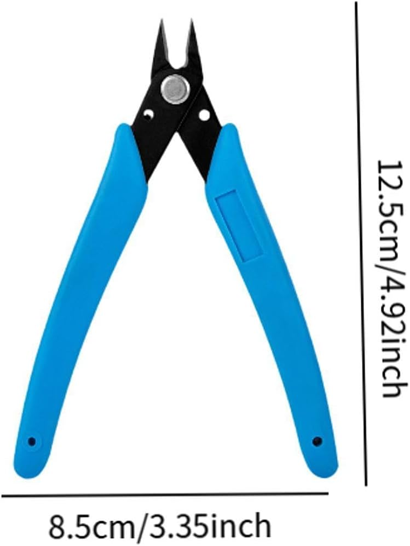 Eigell Nail Art Scissors Decoration Remover Rhinestone Remover Nippers for Manicure Accessory, Blue - Black image number 6