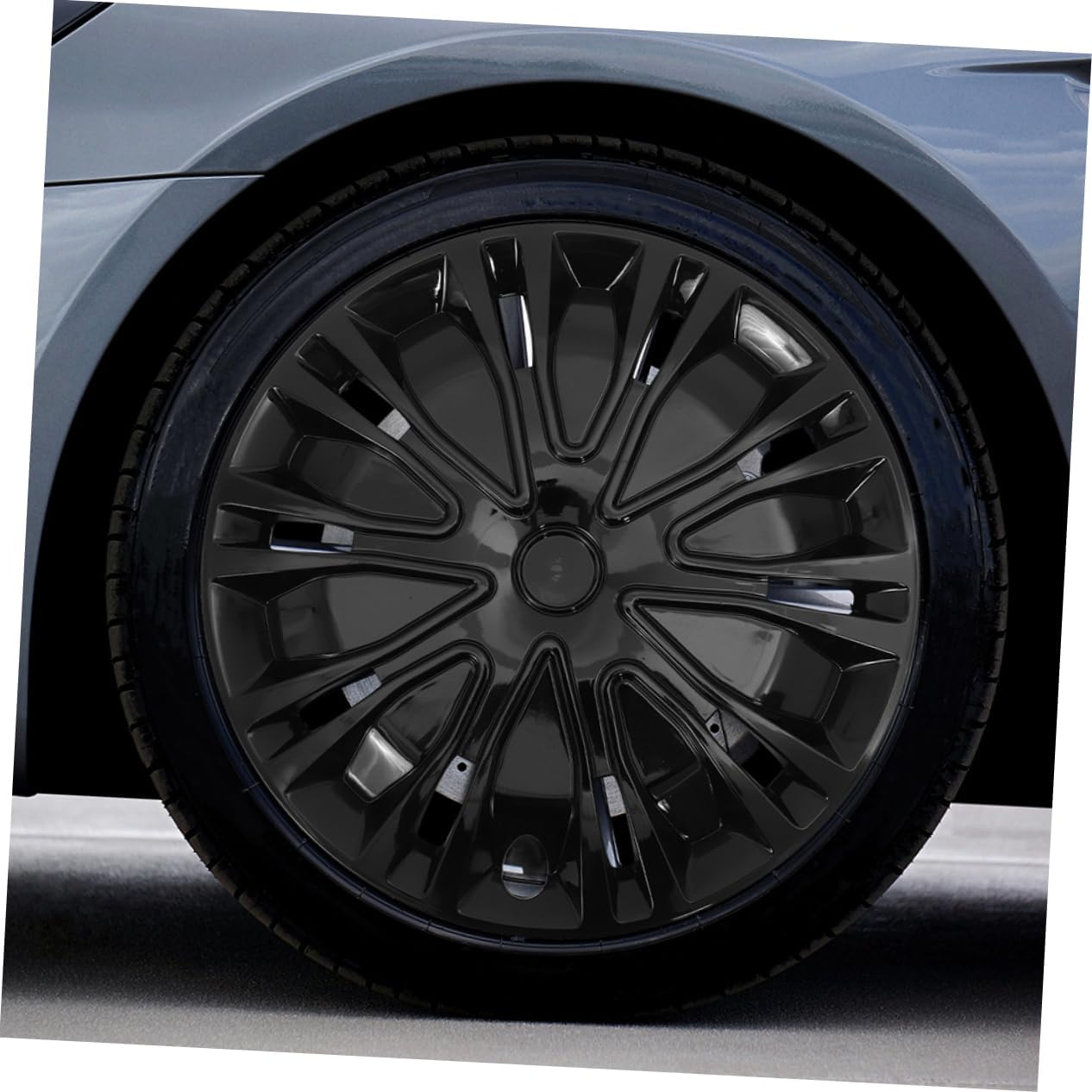 Beatifufu Automotive Wheel Hub Caps Stylish Car Rim Cover Hubcap Replacement for Car Wheel Rim Protector image number 2