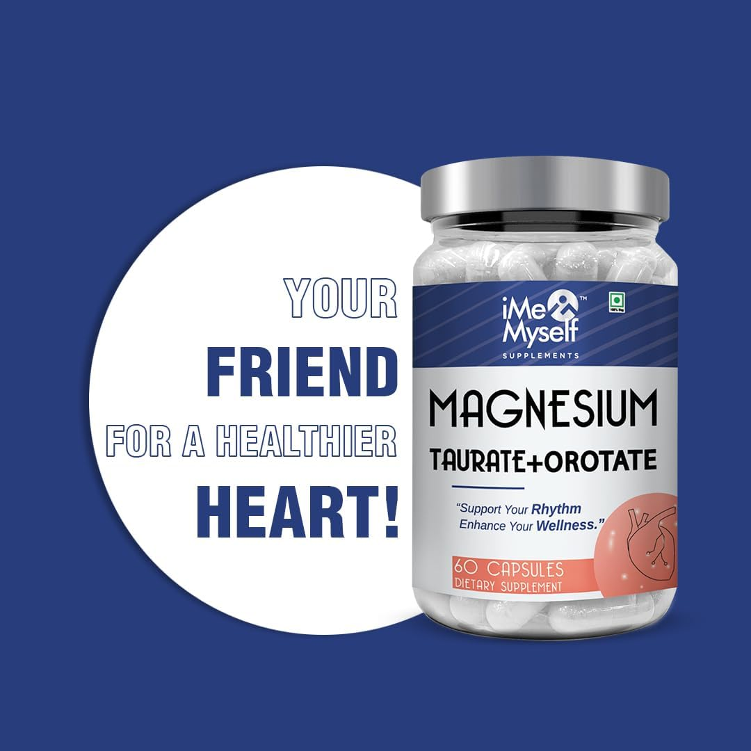 Imemyself Magnesium Taurate & Orotate Capsules | 60 Veg Capsules image number 2