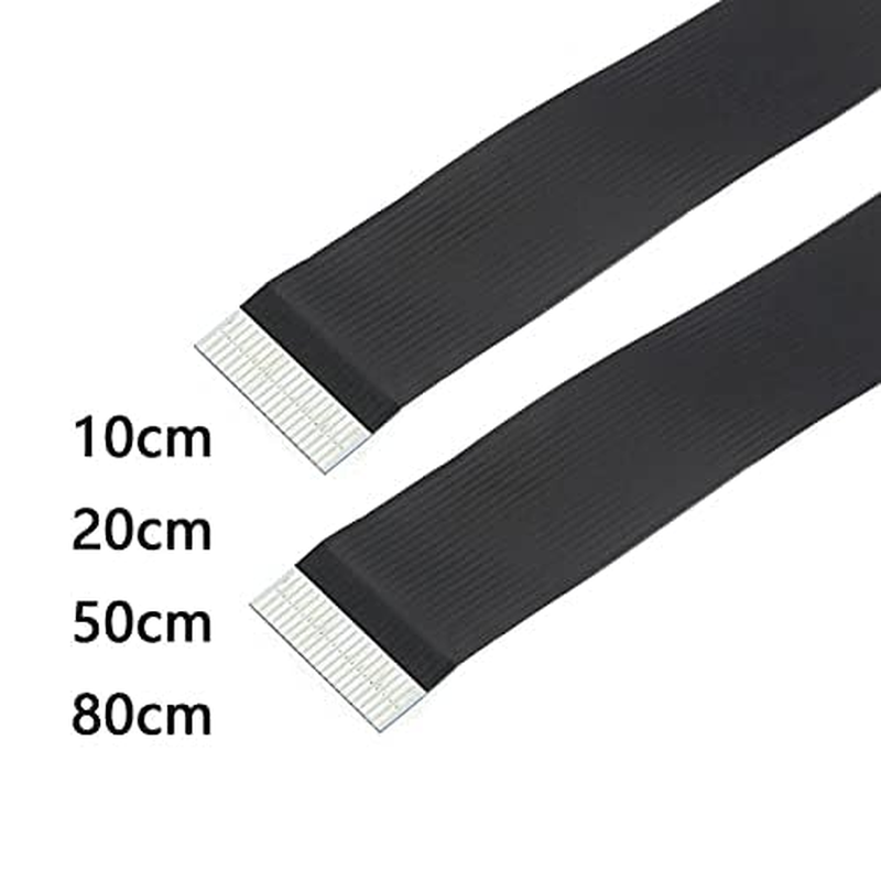 NFHK CYFPV Dual 90 Degree Right-Up Angled HDMI Type a Male to Male HDTV FPC Flat Cable for FPV HDTV Multicopter Aerial Photography 20CM image number 6