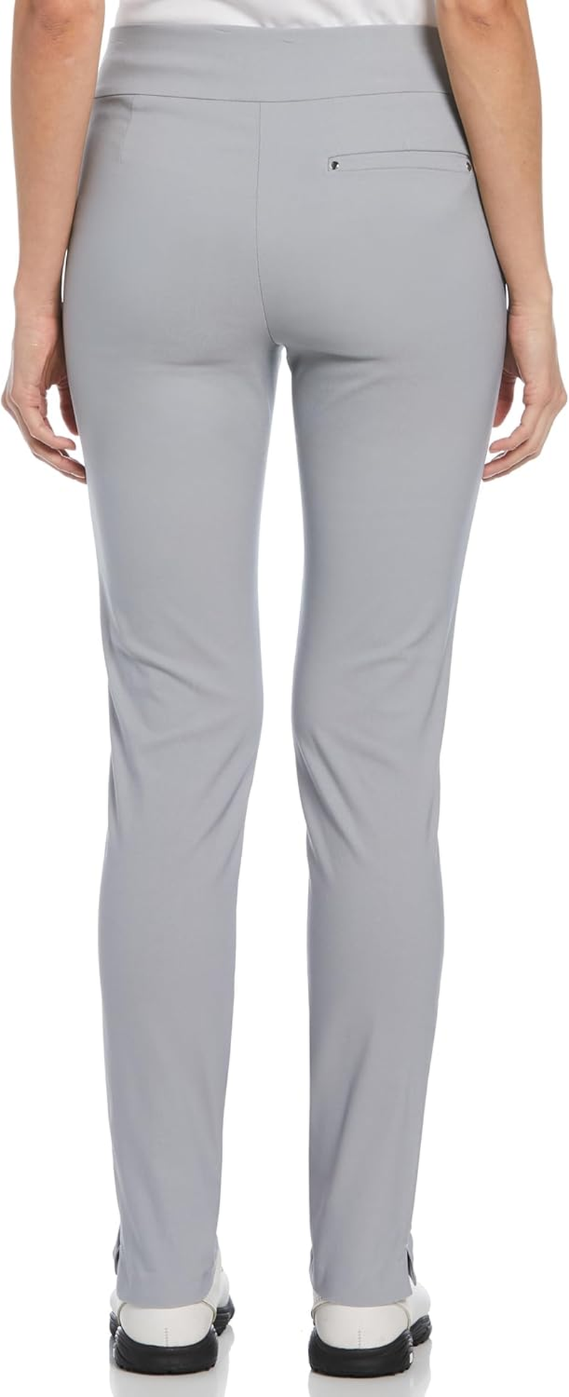 PGA TOUR Women'S Golf Pants with Pull-On Waistband, Tummy Control, Moisture-Wicking, Sun Protection, Performance Stretch image number 3