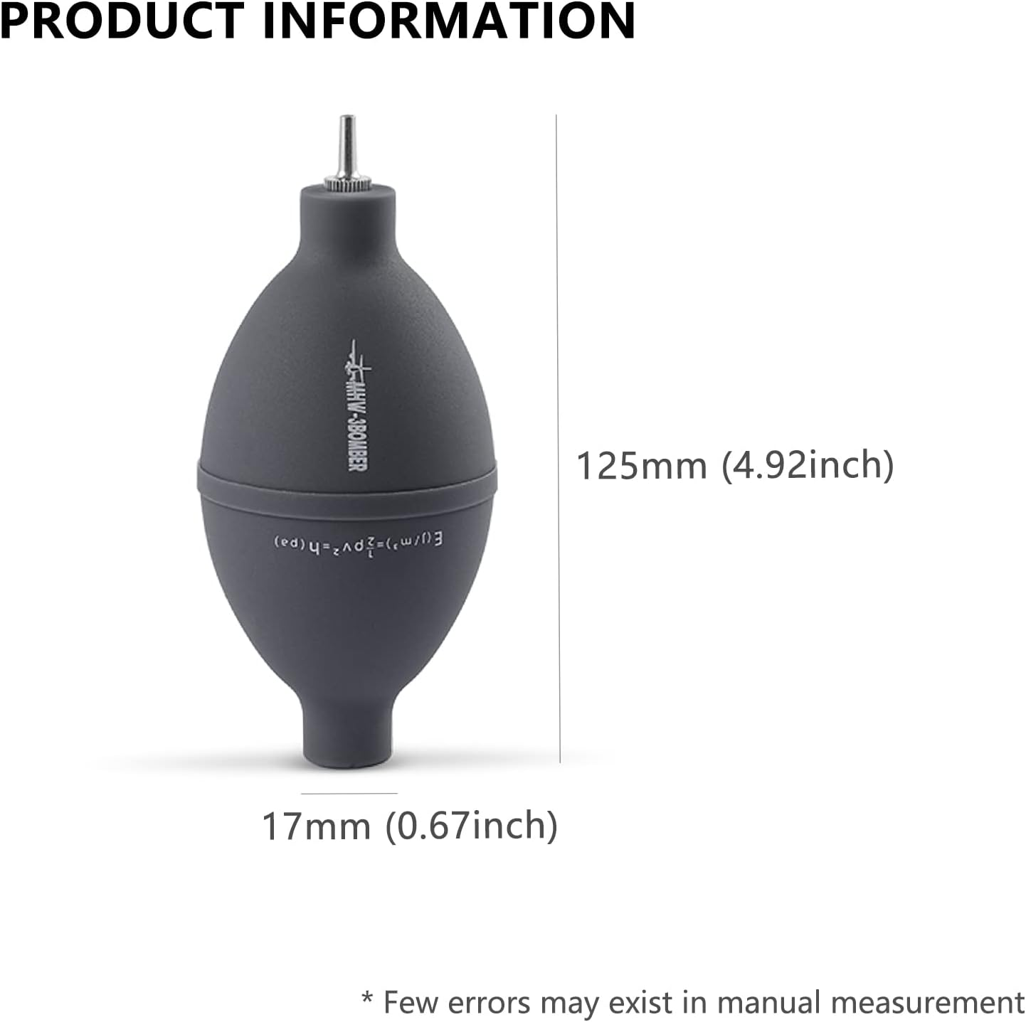 MHW-3BOMBER Air Blower Dust Blower Powder Air-Move Coffee Grinder, Camera, Keyboard, Watch Dust Cleaner Tool Coffee Cleaning Tool AB5820-OS image number 4