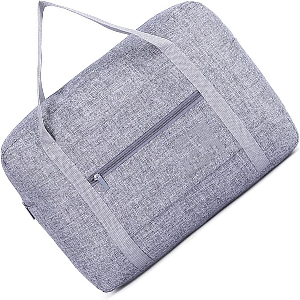 Cabin Bag Underseat Cabin Bag Foldable Duffel Bag Nylon Weekend Bag Holdall Bag Hand Luggage Case Carry on Luggage Storage Organizer Grey 30L