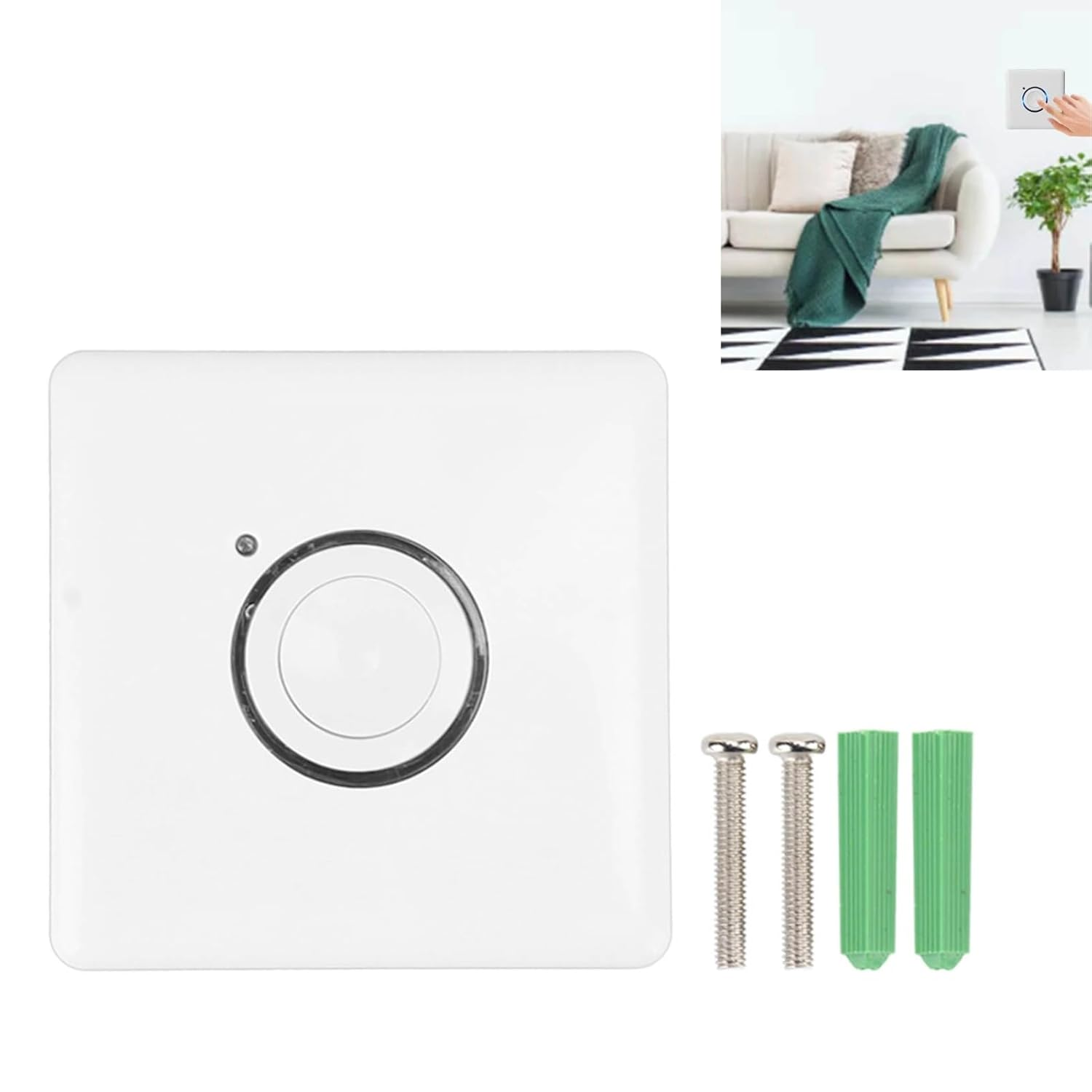 Eulbevoli Timer Switch Panel Touch Control, Timer Light Switch, 3500W 2 Minutes to 2 Hours Time Setting Countdown Power off Switch for Corridor Household Appliances image number 3