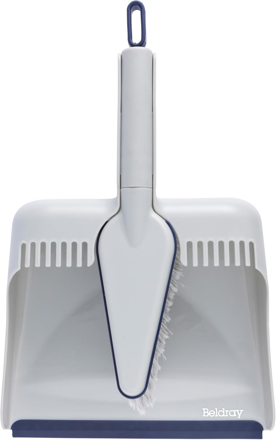 Beldray LA032760FEU7 Deep Cleaning Dustpan and Brush Set - Broom with Pointed Head for Hard to Reach Areas, Scratch-Free Bristles, Rubberised Lip Profile for Easy Dust Absorption image number 3