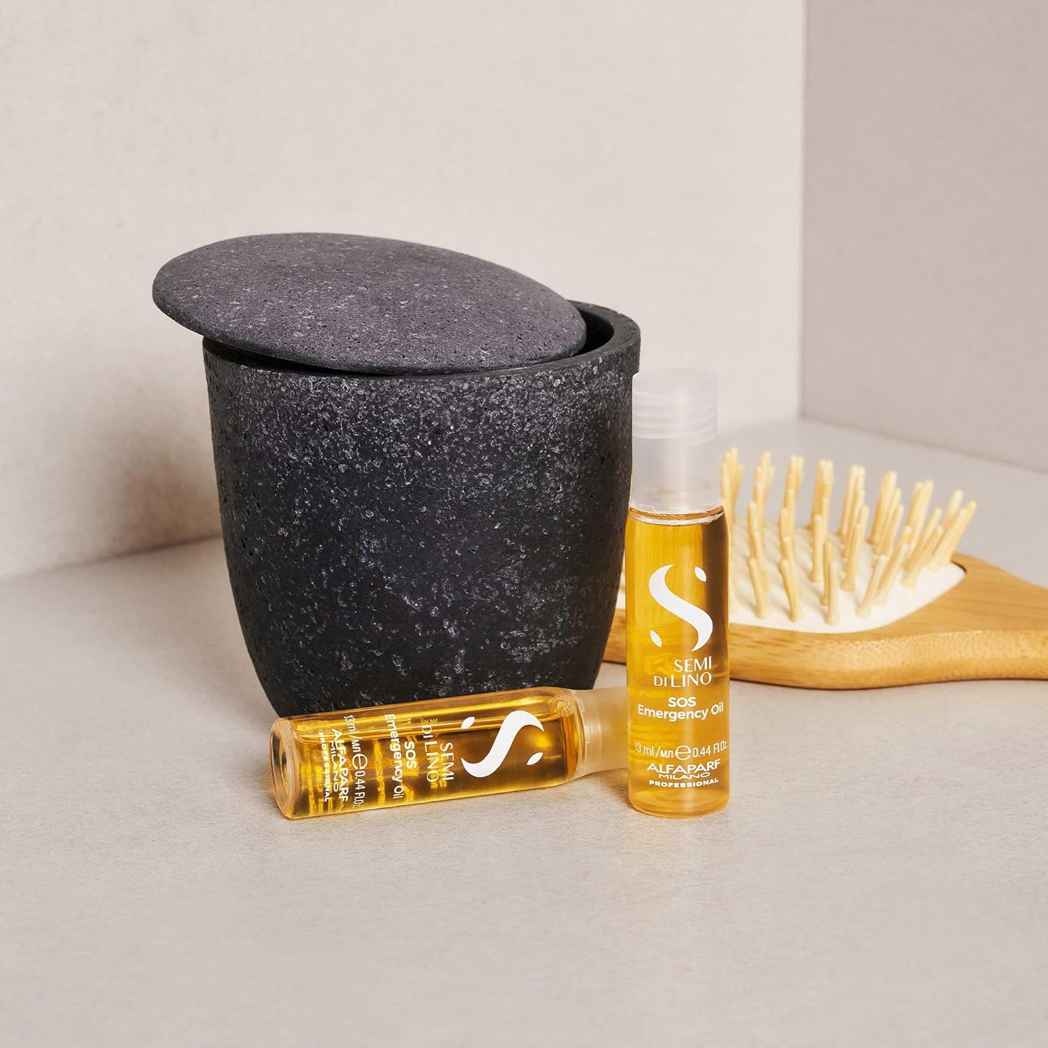 Alfaparf Milano Semi Di Lino Reconstruction SOS Emergency Oil - Hair Oil Nourishes and Restructures Hair Fiber - Anti-Breakage - 6 X 0.44 Oz image number 5