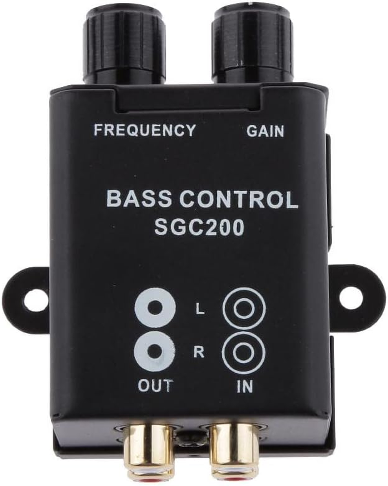 Baoblaze SGC200 Car Audio Subwoofer Volume Controller with RCA Level Knob and Remote Mounting Option image number 2