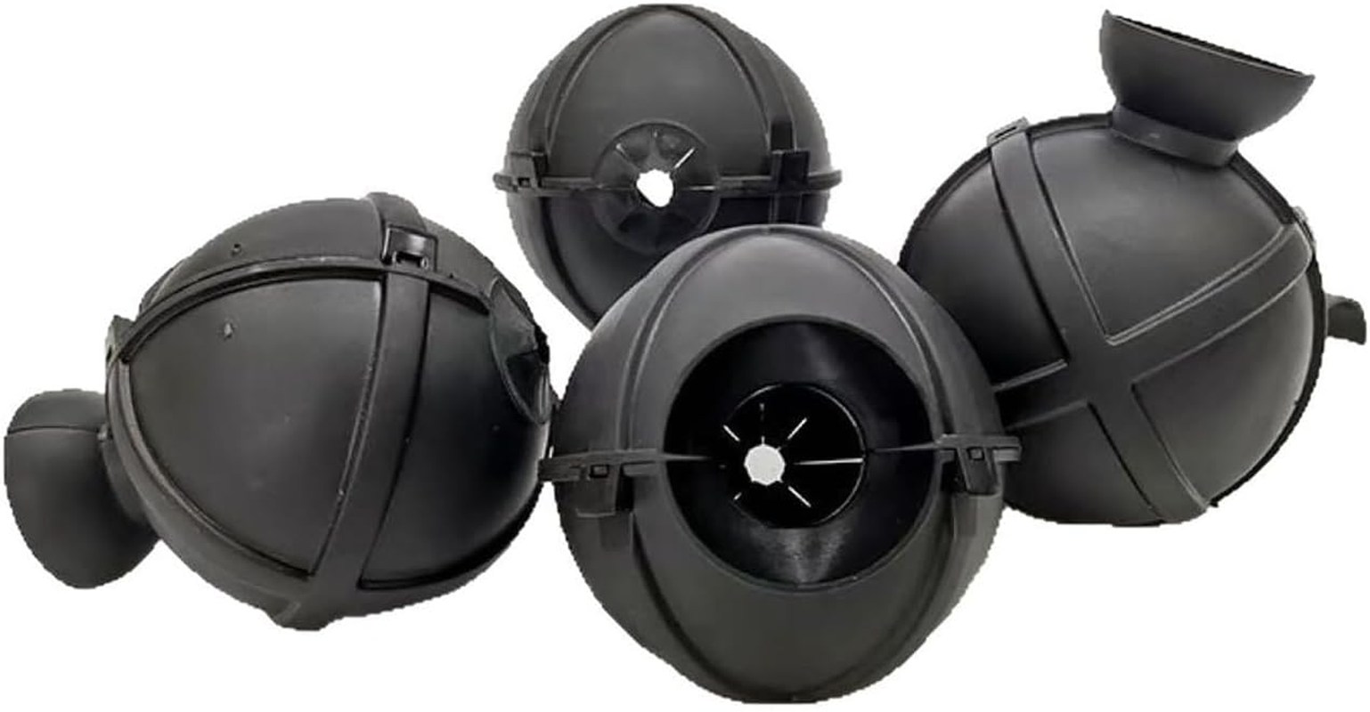 EOMECUIGAO Air Layering Pods 10 PCS Reusable Clear Plant Rooting Grafting Boxes for Fast Propagation for Home Yard Backyard Farm Patio（Black） image number 4