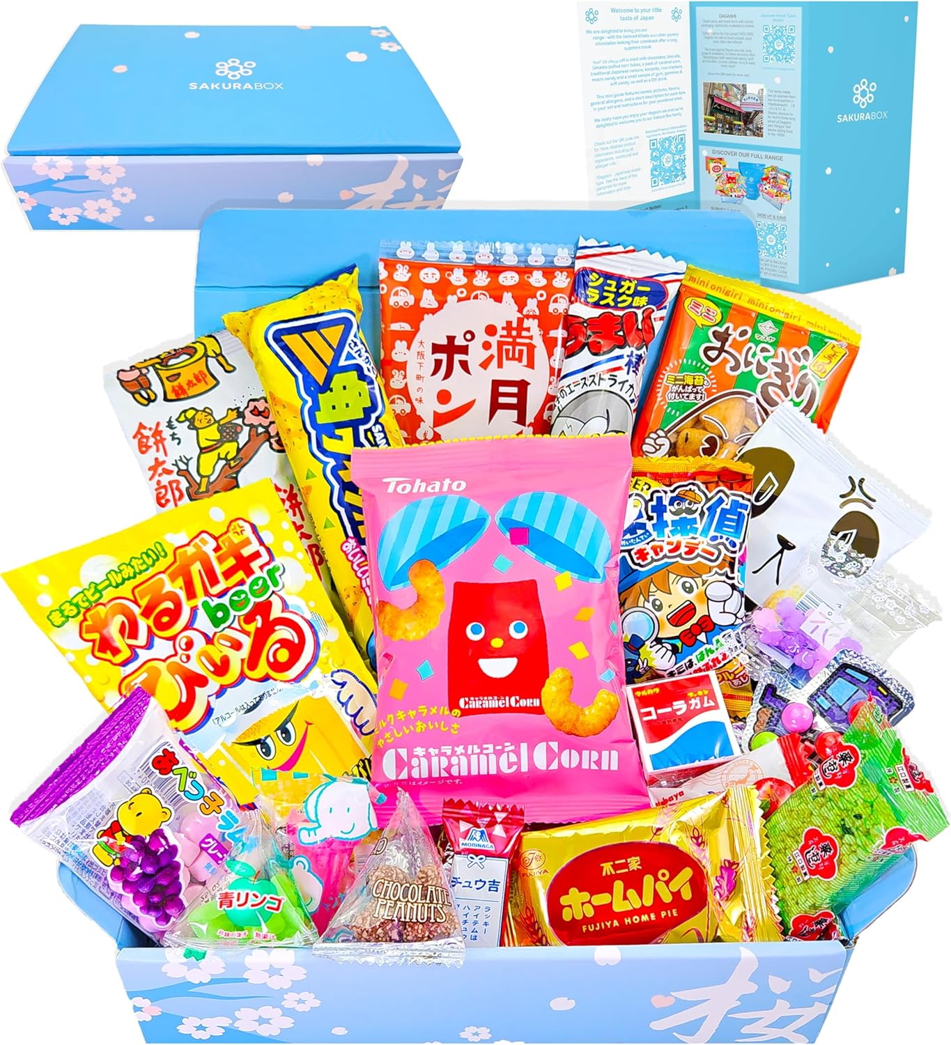 Japanese Snacks & Candy Box 20 Pieces Dagashi Assortment Sweets Japan image number 4